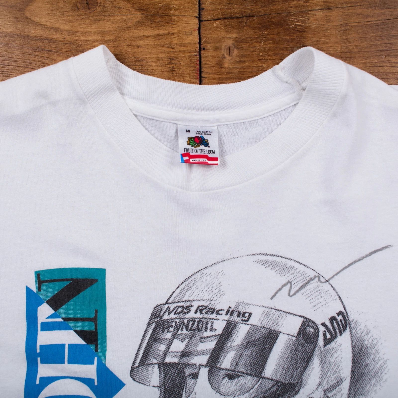 Vintage Vintage Fruit of the Loom Single Stitch T Shirt Graphic Size US S / EU 44-46 / 1 - 3 Thumbnail