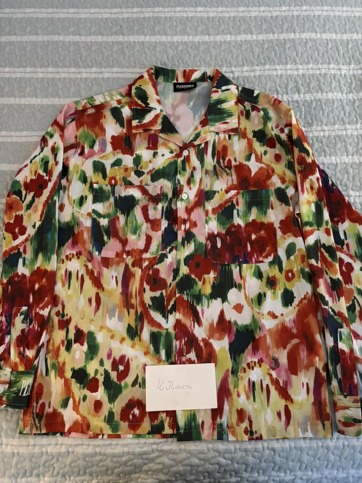 Pleasures Pleasures Trip Long Sleeve Button Down Size US M / EU 48-50 / 2 - 1 Thumbnail