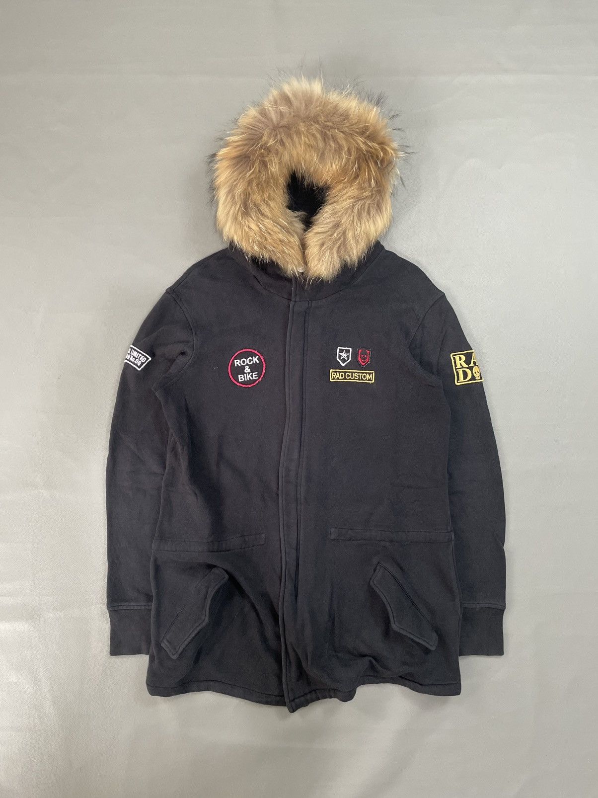 Hysteric Glamour Rad Custom Zip Fur Parka Hoodie Gothic Ifsix style Size US S / EU 44-46 / 1 - 1 Thumbnail