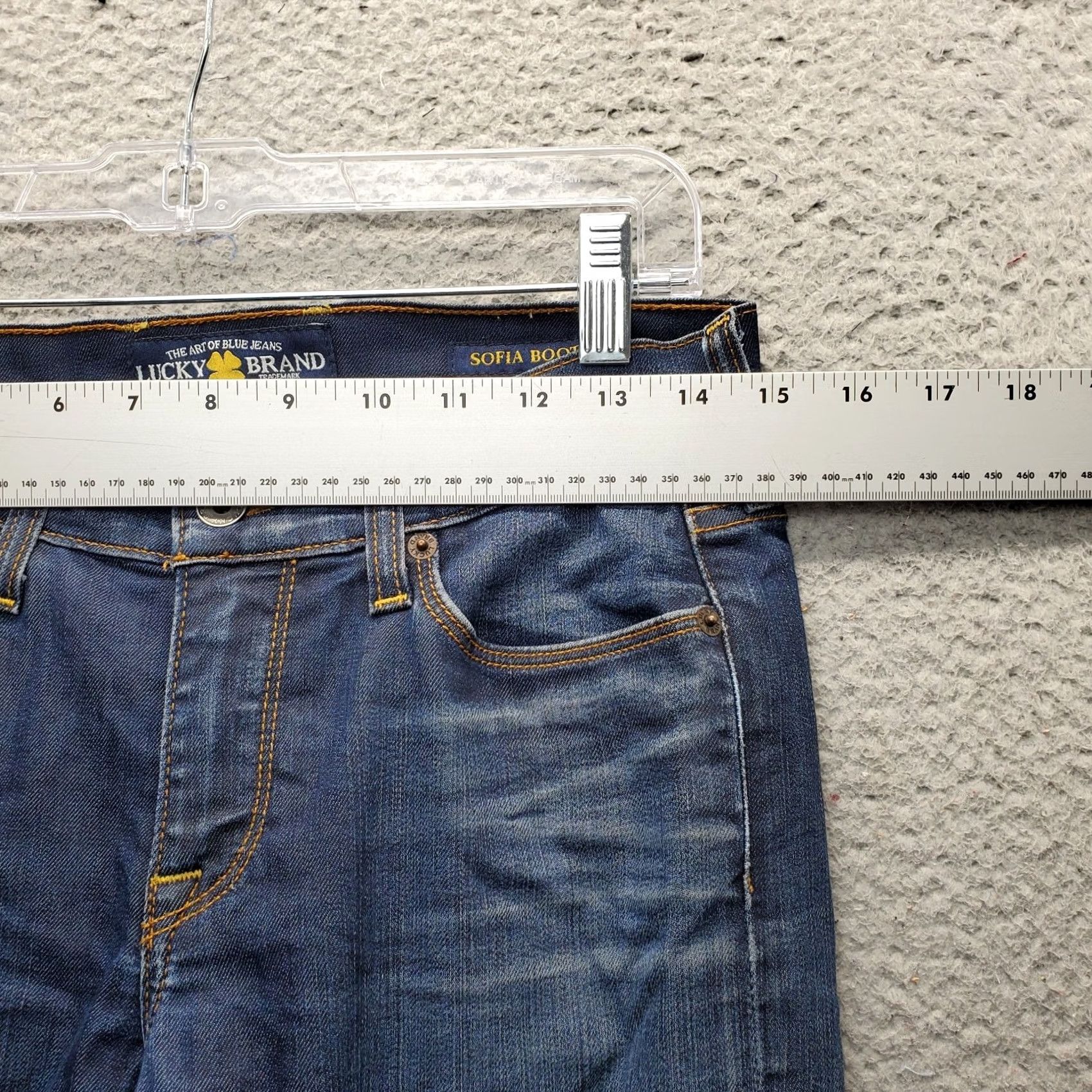 Lucky Brand Lucky Brand Sofia Bootcut Jeans Womens 2 Denim 5-Pocket Blue Size 2 Size 26" / US 2 / IT 38 - 6 Thumbnail