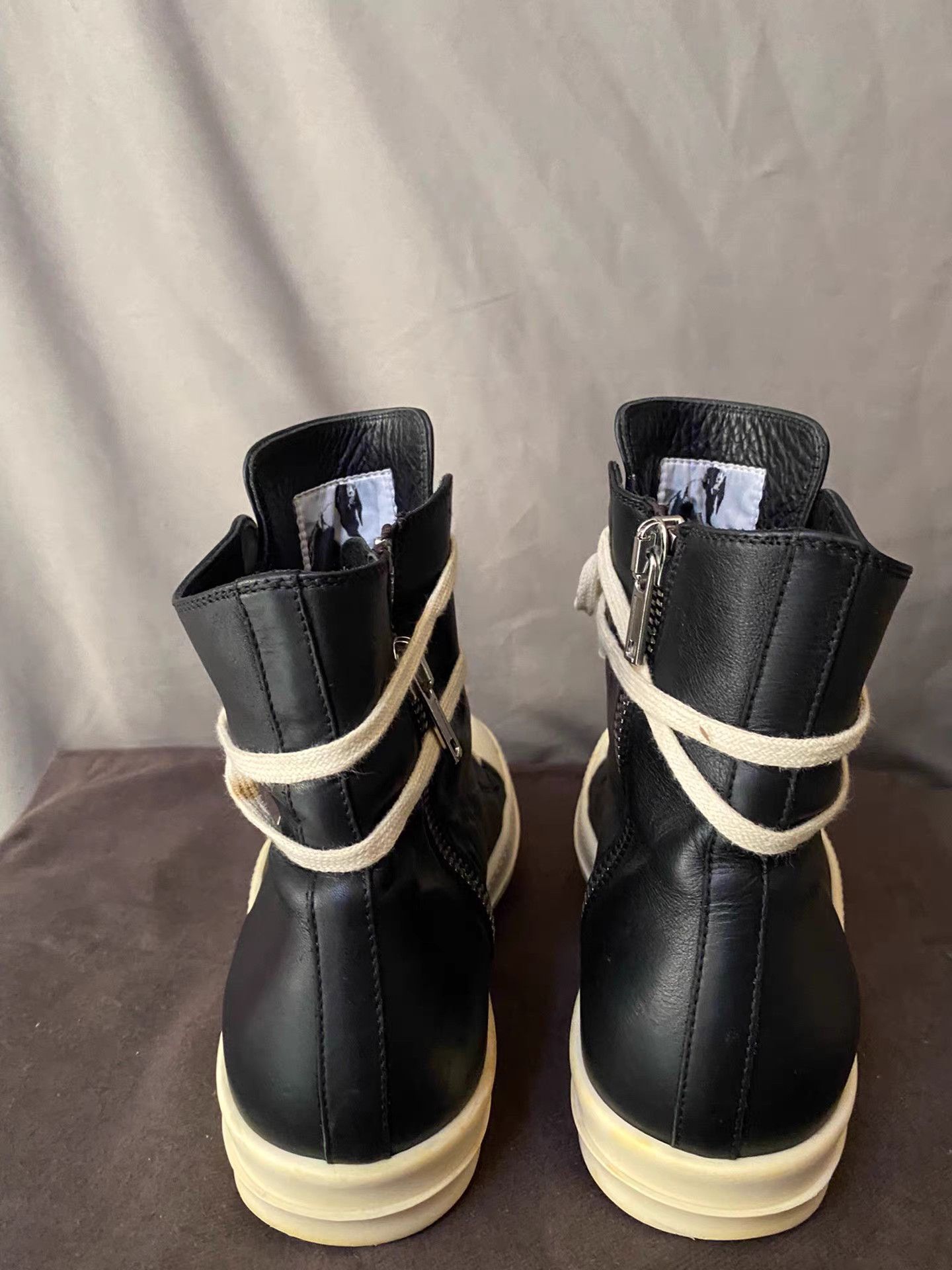 Rick Owens Rick Owens Mainline High Top Leather Ramones Size US 7 / EU 40 - 4 Thumbnail