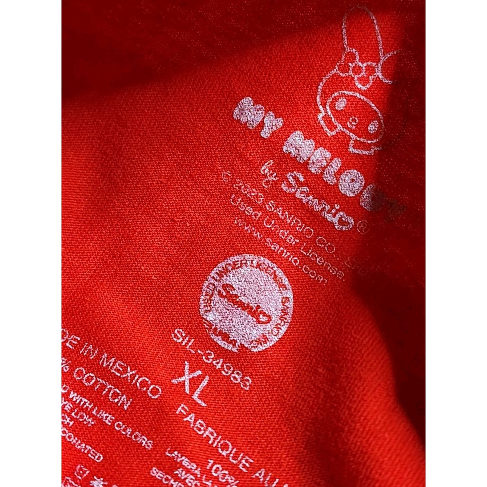 Vintage Sanrio Shirt Adult XL Red Strawberry Cupcake My Melody T Shirt Size US XL / EU 56 / 4 - 4 Thumbnail