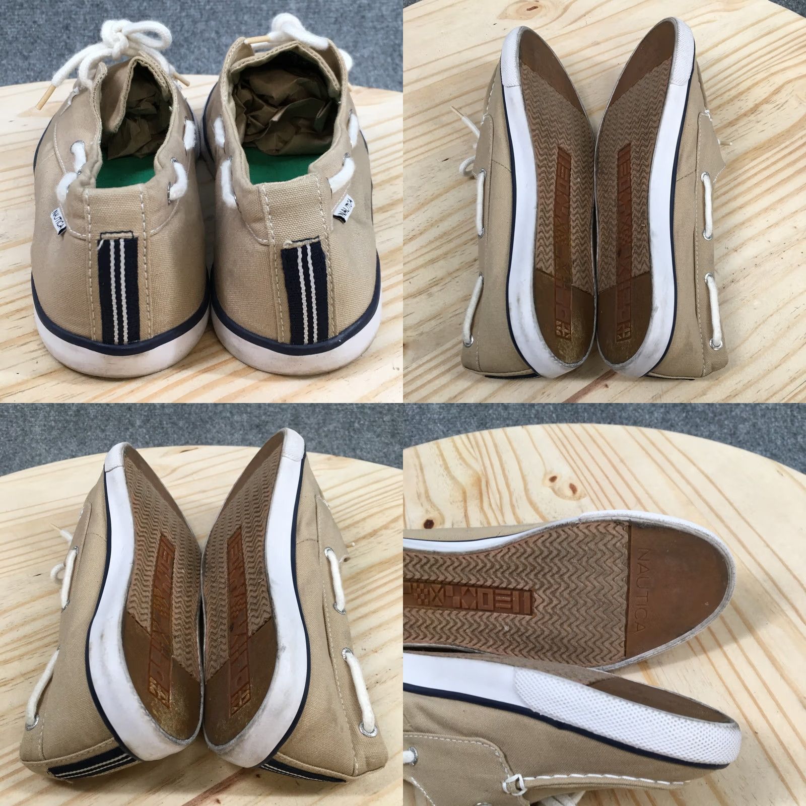 Nautica Nautica Shoes Womens 7.5 Pinecrest Boat Beige Slip On Moc Toe Low Top Casual Shoe Mens/ Womens Size M / US 6-8 / IT 42-44 - 9 Thumbnail