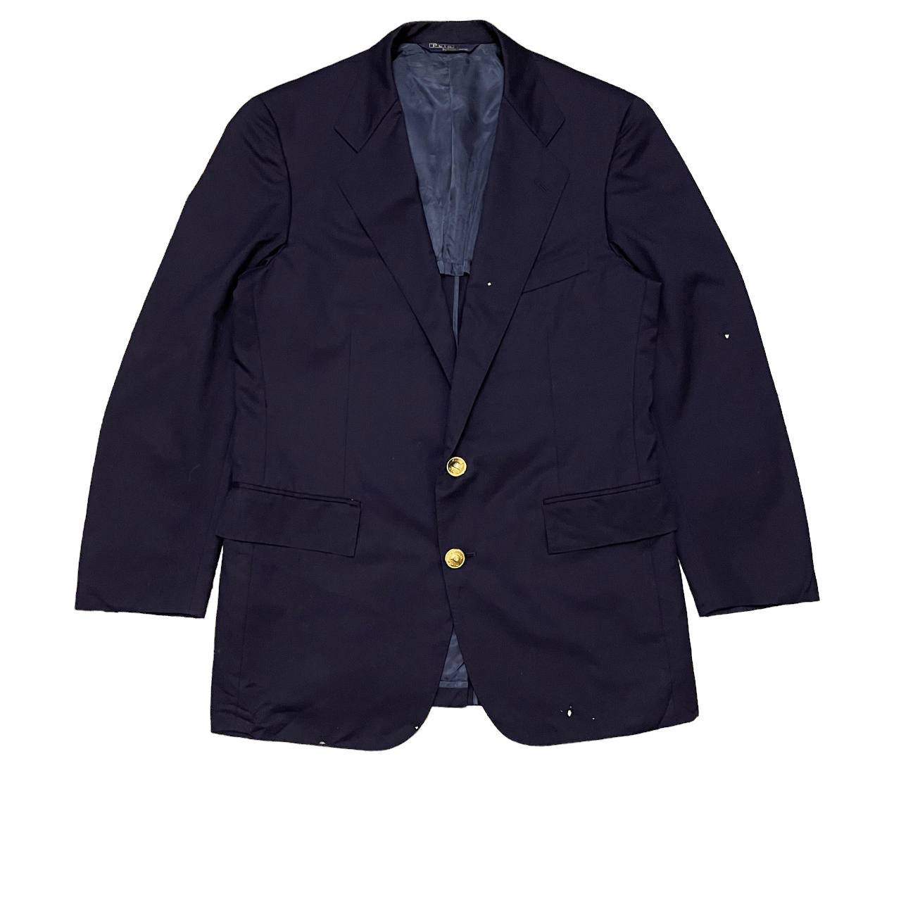 Polo Ralph Lauren Vintage 90's Polo Ralph Lauren Gold Button Wool Blazer Size US M / EU 48-50 / 2 - 1 Thumbnail
