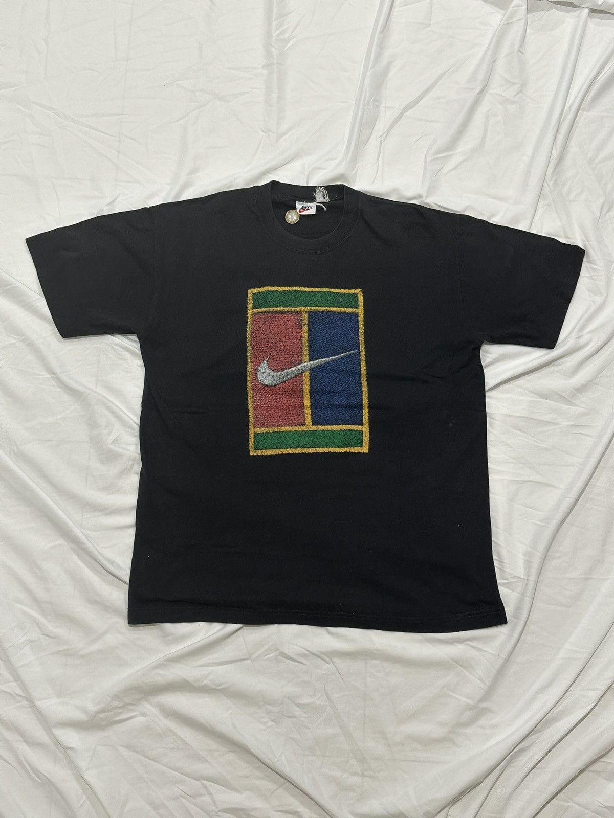 Nike Vintage Nike tennis court tee Size US XL / EU 56 / 4 - 1 Thumbnail