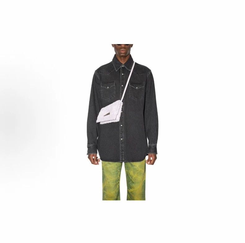Acne Studios acne studios Black denim shirt jacket 2506-Nextarrow Size US M / EU 48-50 / 2 - 2 Thumbnail