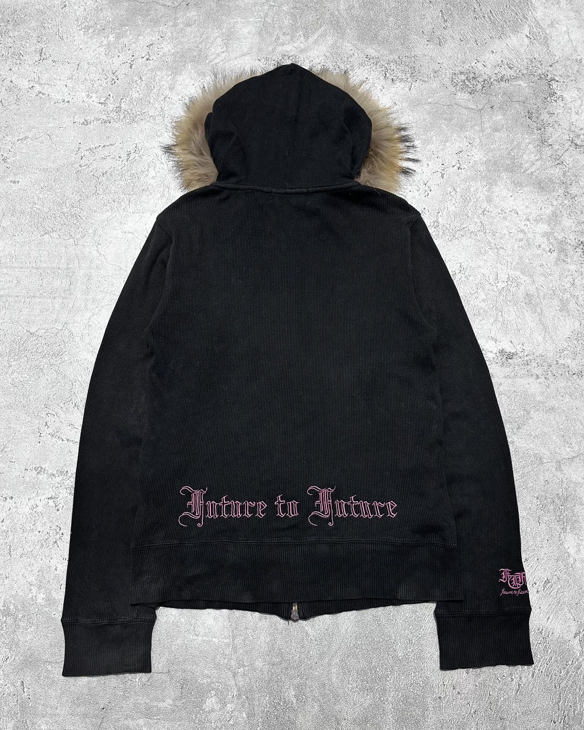 Japanese Brand Y2k Future To Future Fur Hoodie Ifsixwasnine Lgb Style Size US XS / EU 42 / 0 - 7 Thumbnail