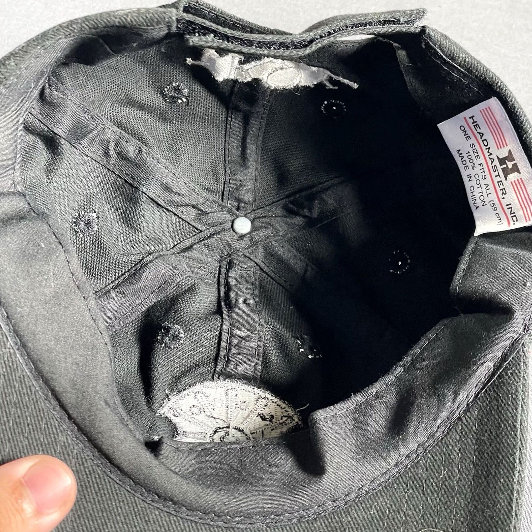 Vintage VINTAGE Headmaster Hat Movie Troy Promo Snapback Y2K Brad Pitt Orlando Bloom 2004 Black One Size Men Mens Size ONE SIZE - 5 Thumbnail