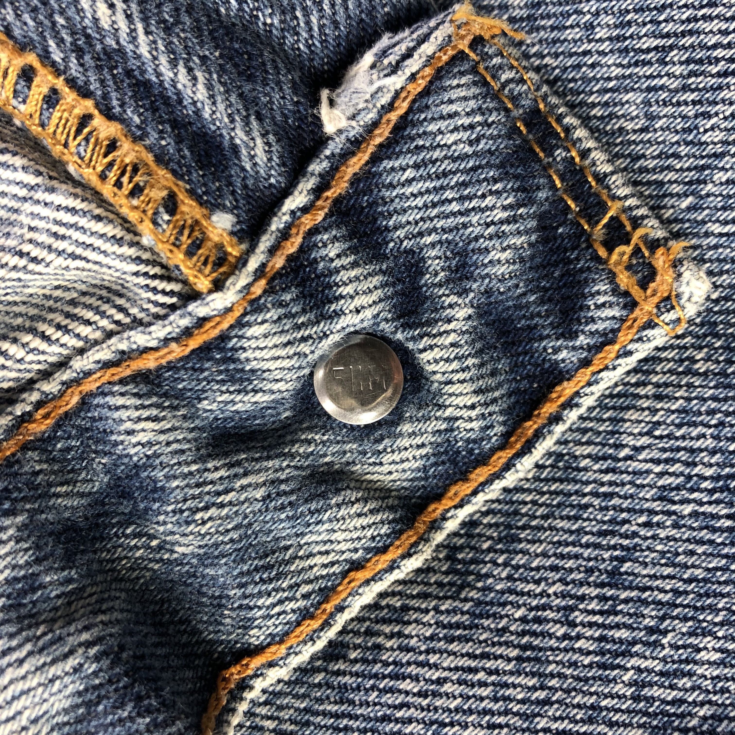 Levi's Vintage Blue Wash Levis 505 Jeans-J3209 Size US 38 / EU 54 - 9 Thumbnail