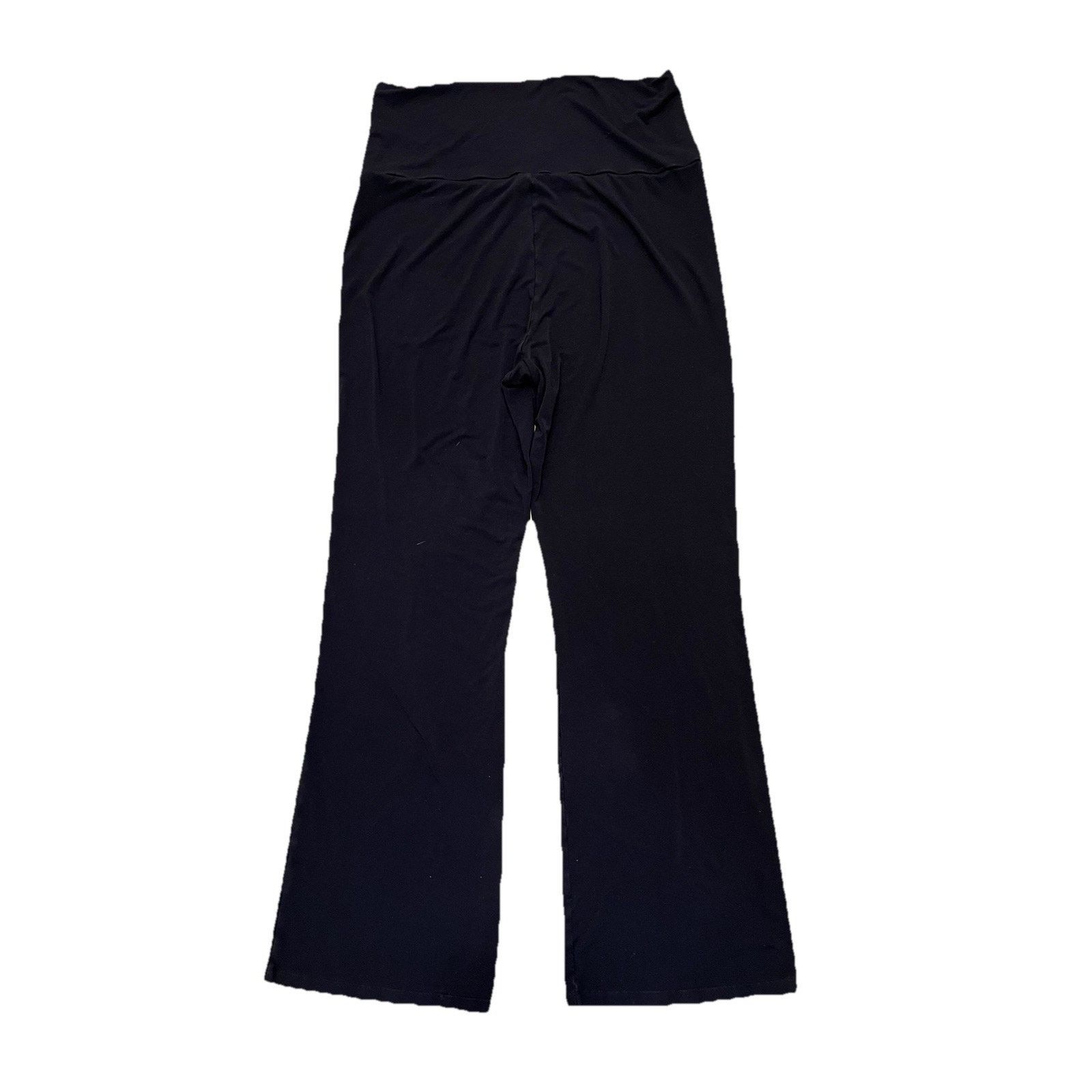 Quince Quince Home Yoga Pants Black Stretchy Women Size L A003109 Size 22" - 1 Thumbnail