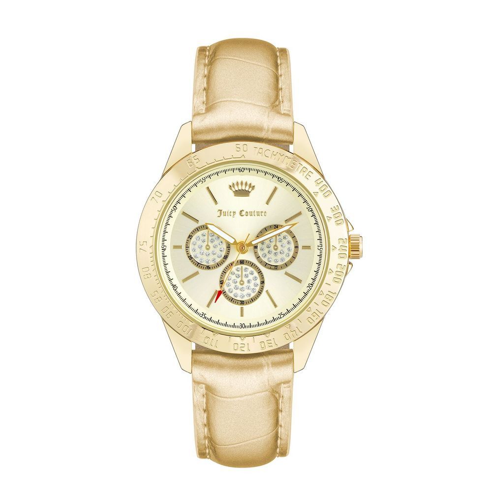 Juicy Couture Gold Polipriel Women's Watch Size ONE SIZE - 1 Thumbnail