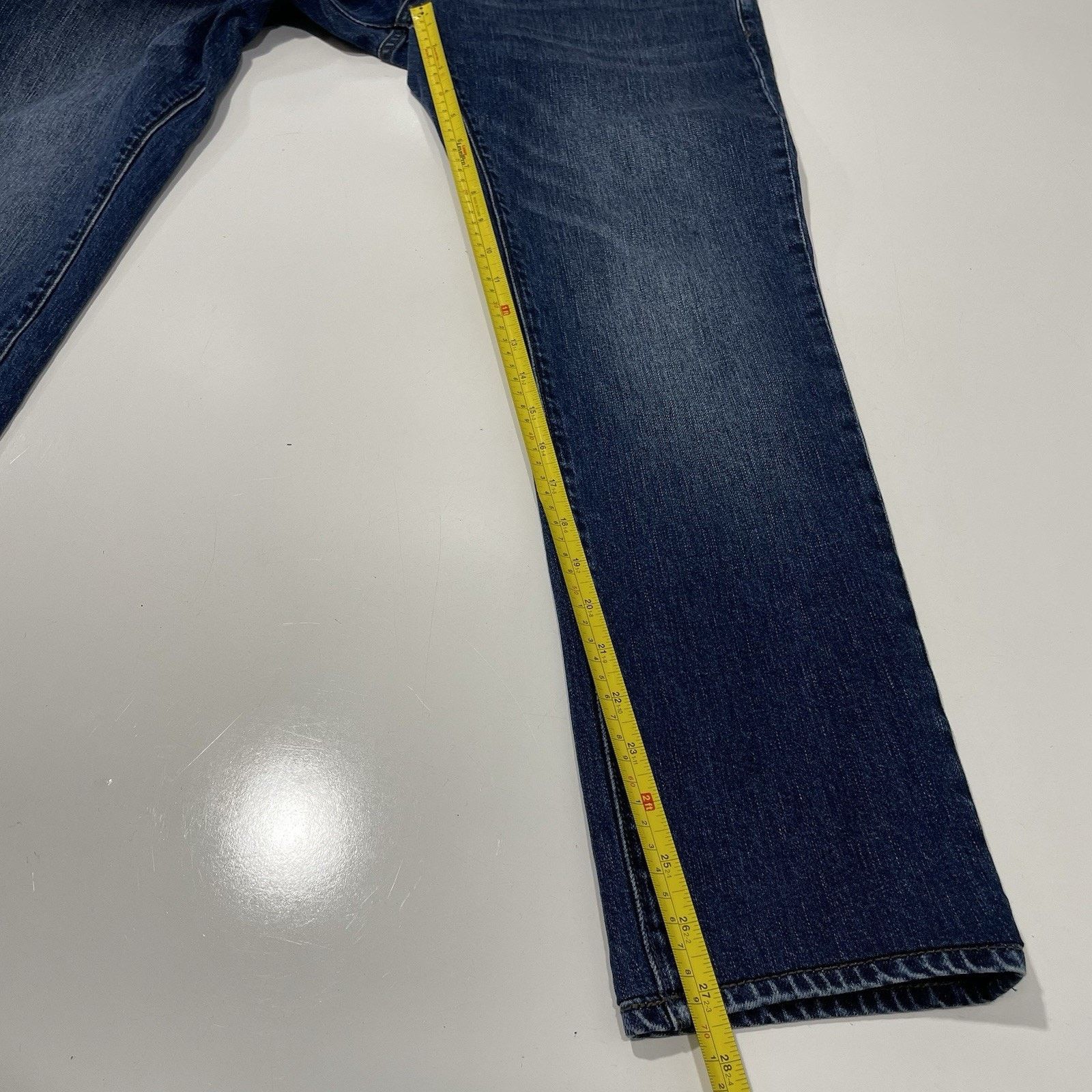 John Varvatos John Varvatos Jeans Men’s 31x28 Blue 703 Skinny Fit Denim Size US 31 - 3 Thumbnail