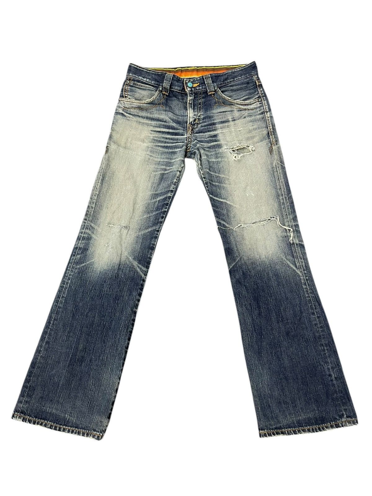 Hysteric Glamour Flare Jeans Edwin Distress amiri margiela goa cdg dior 4🟦1 Size US 33 - 11 Thumbnail