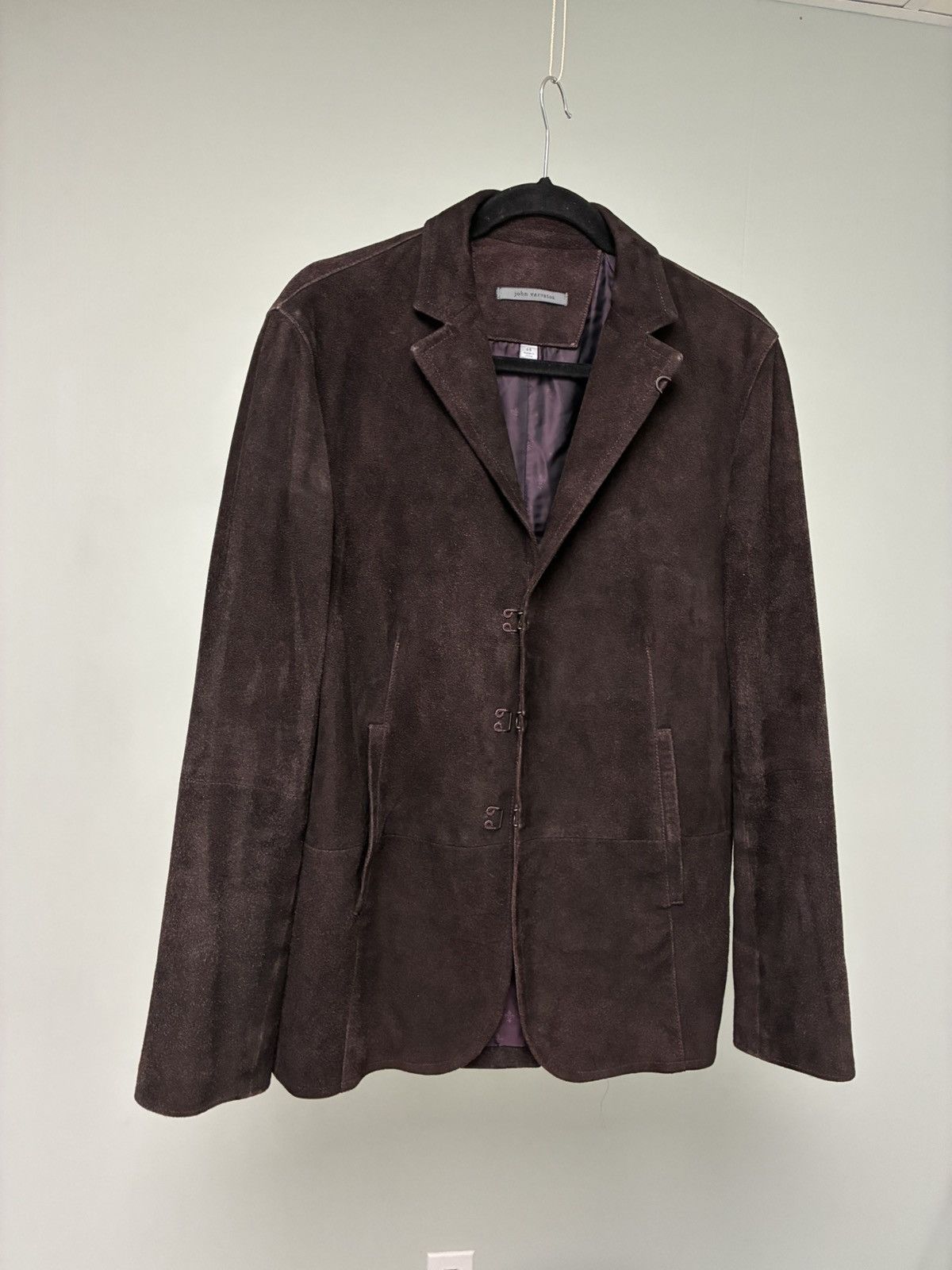 John Varvatos Suede hook and bar jacket EU 48 USA 38 Size US M / EU 48-50 / 2 - 8 Thumbnail