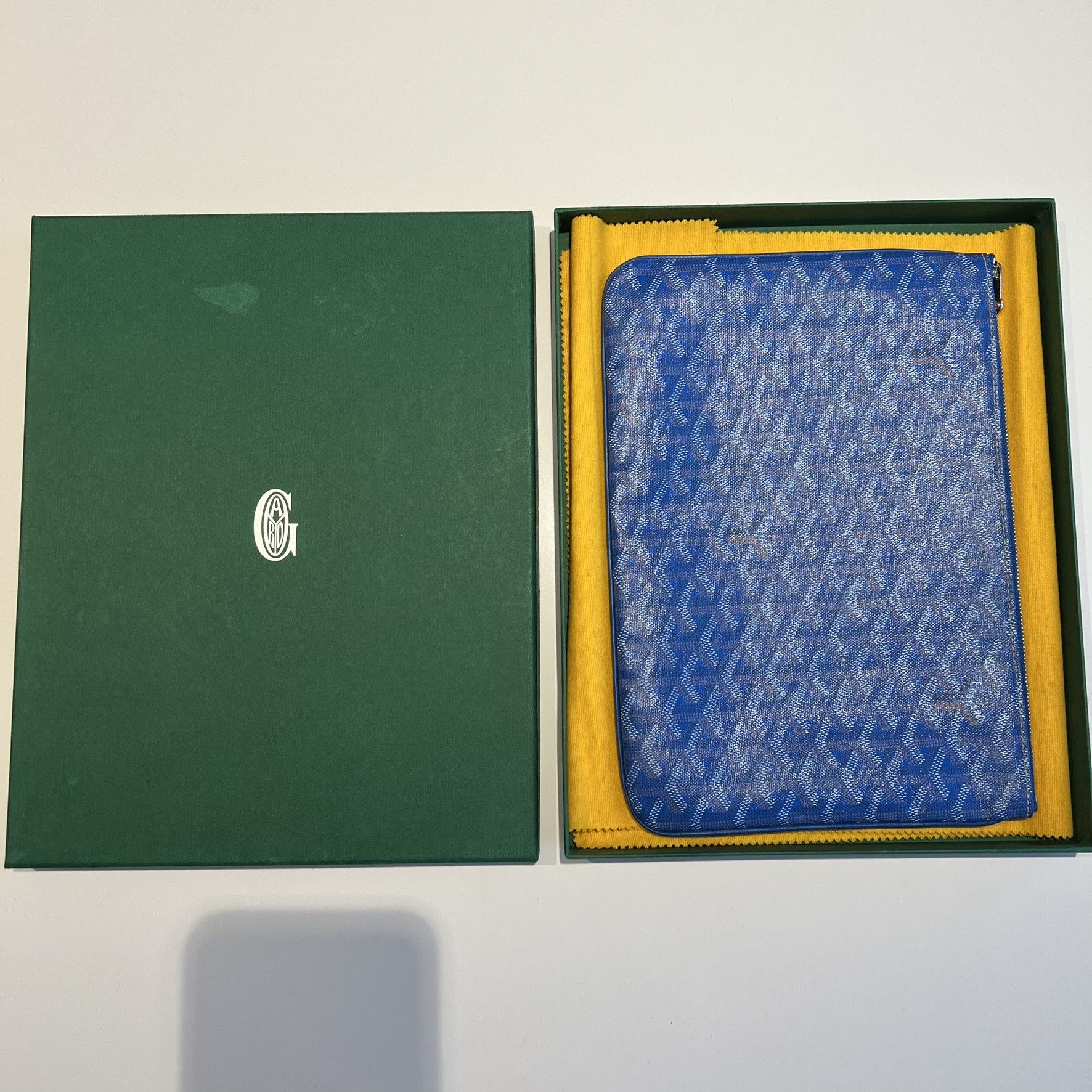 image of Goyard Senat 2 Mm in Blue, Men's