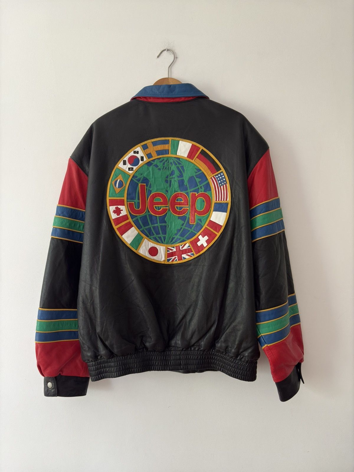 Designer × Jeff Hamilton × Vintage Jeff Hamilton Jeep Limited Edition Leather Jacket XL Size US XL / EU 56 / 4 - 1 Thumbnail