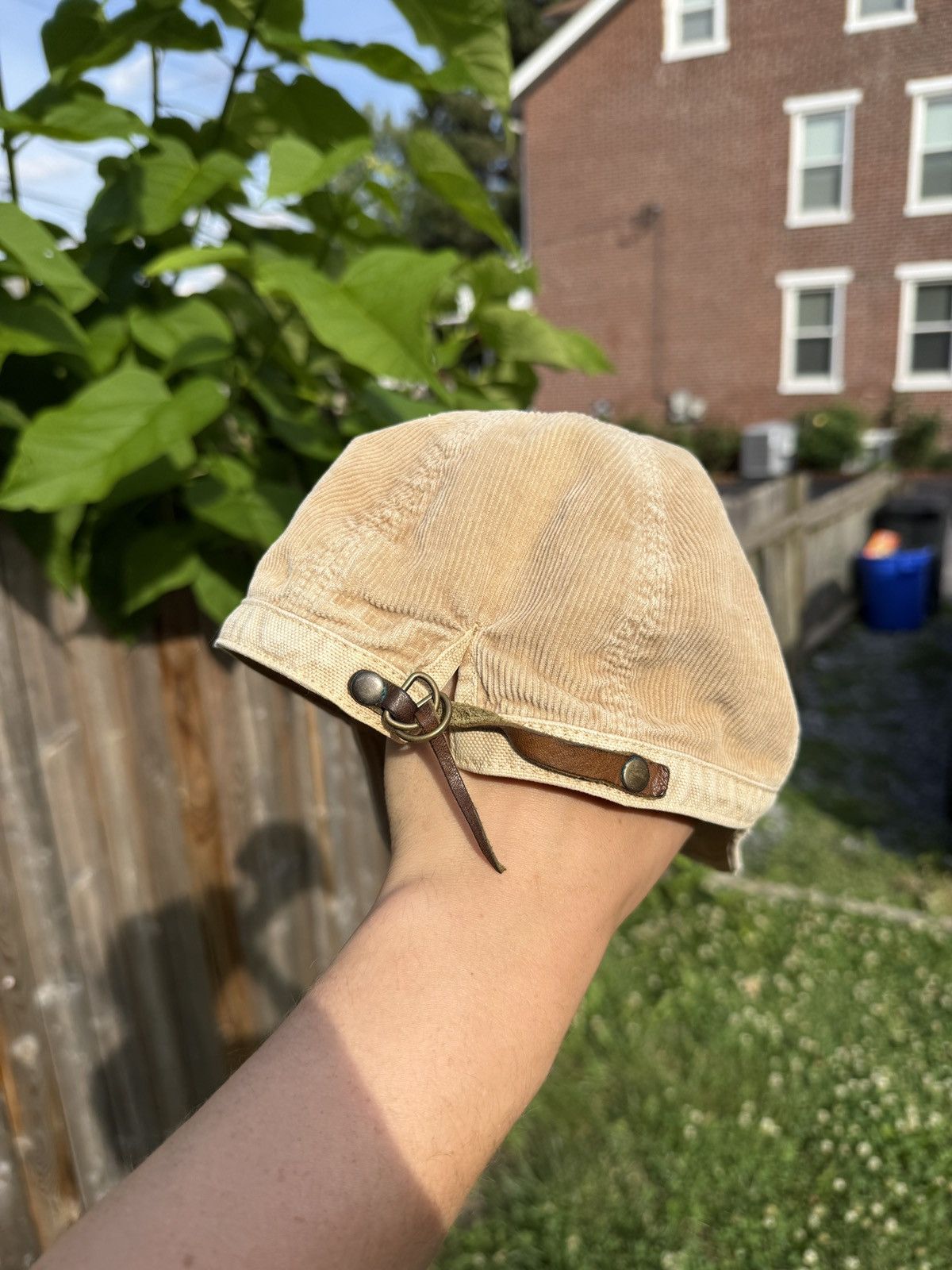 Vintage Kapital Corduroy Crash Cap Hat