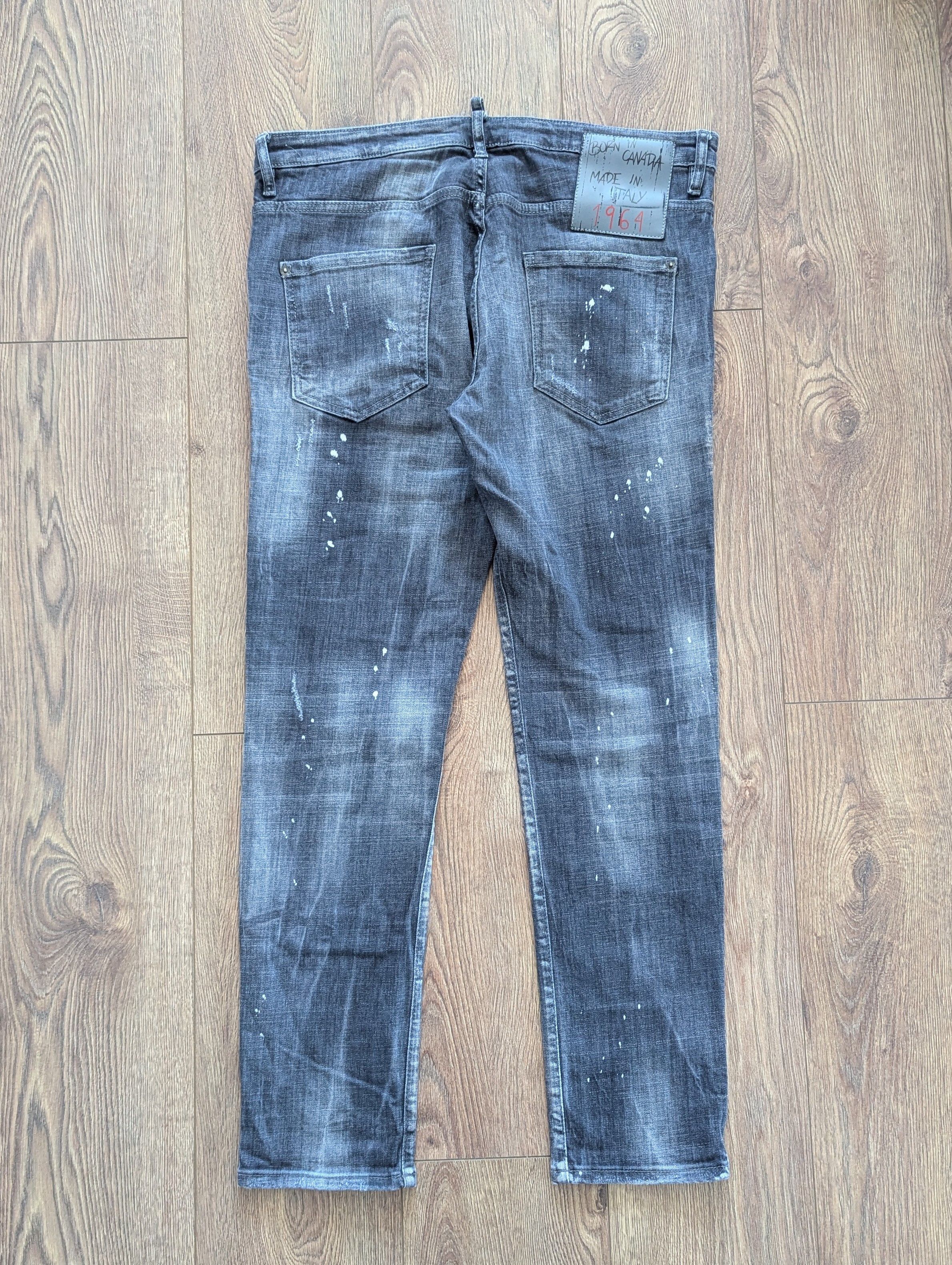 Dsquared2 DSQUARED2 Tidy Biker Jean Made In Italy Denim Pants Luxury Size US 32 / EU 48 - 17 Thumbnail