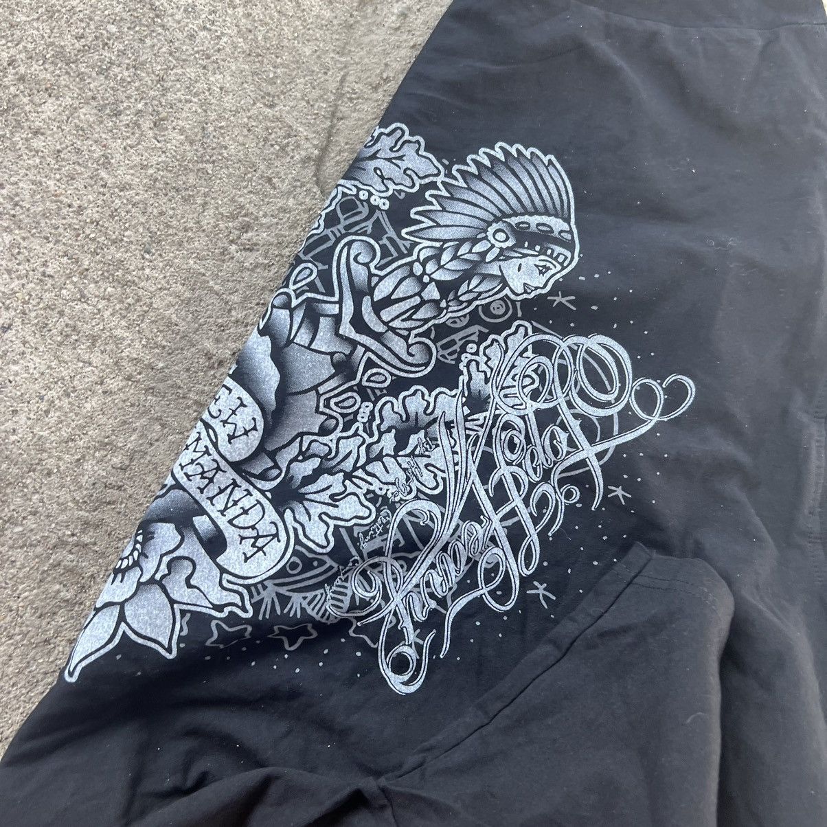 Affliction × Southpole × Vintage Y2K Southpole Affliction Style AOP Graphic Rave Tshirt Size US XL / EU 56 / 4 - 5 Thumbnail
