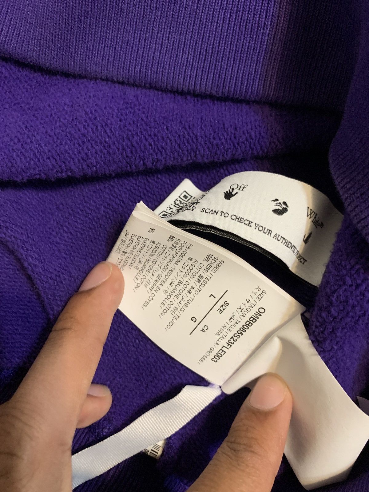 Off-White Off white chito hoodie Size US L / EU 52-54 / 3 - 7 Thumbnail