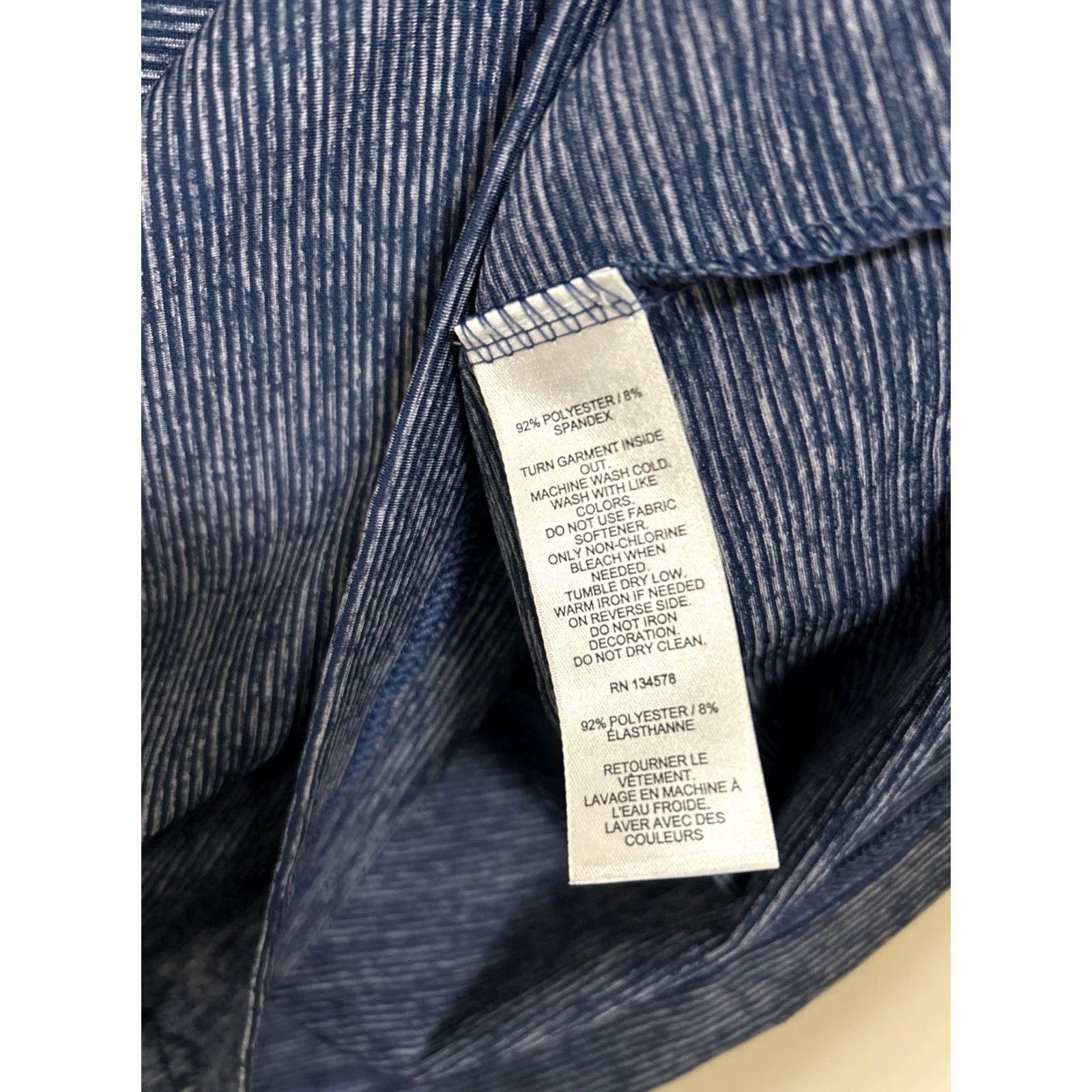Vineyard Vines VINEYARD VINES Polo Shirt Men Small Blue Striped Short Sleeve Golf Performance Casual Activewear Size US S / EU 44-46 / 1 - 6 Thumbnail