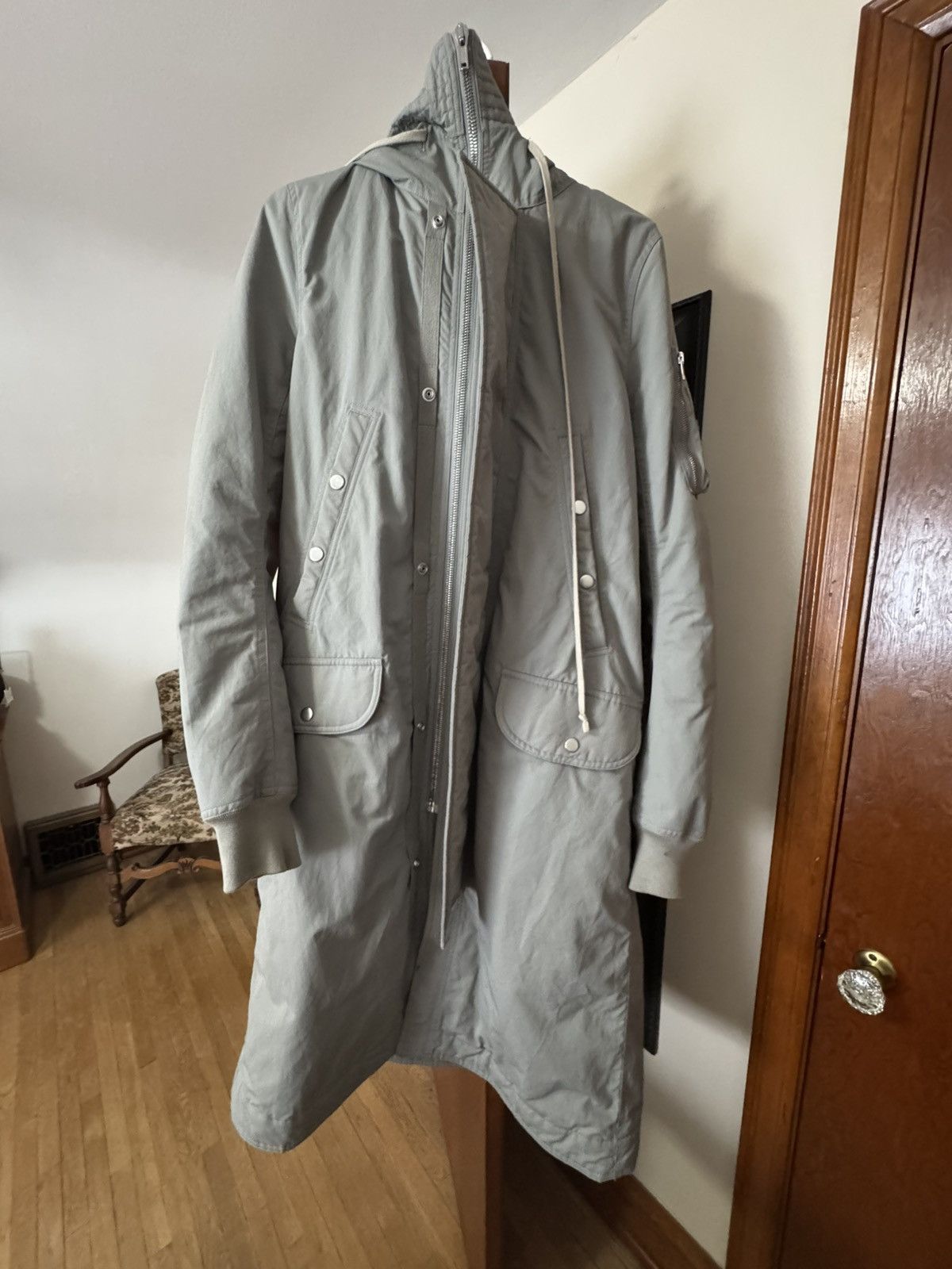 Rick Owens Rick Owens- AW07- “Exploder” Waxed Denim Parka