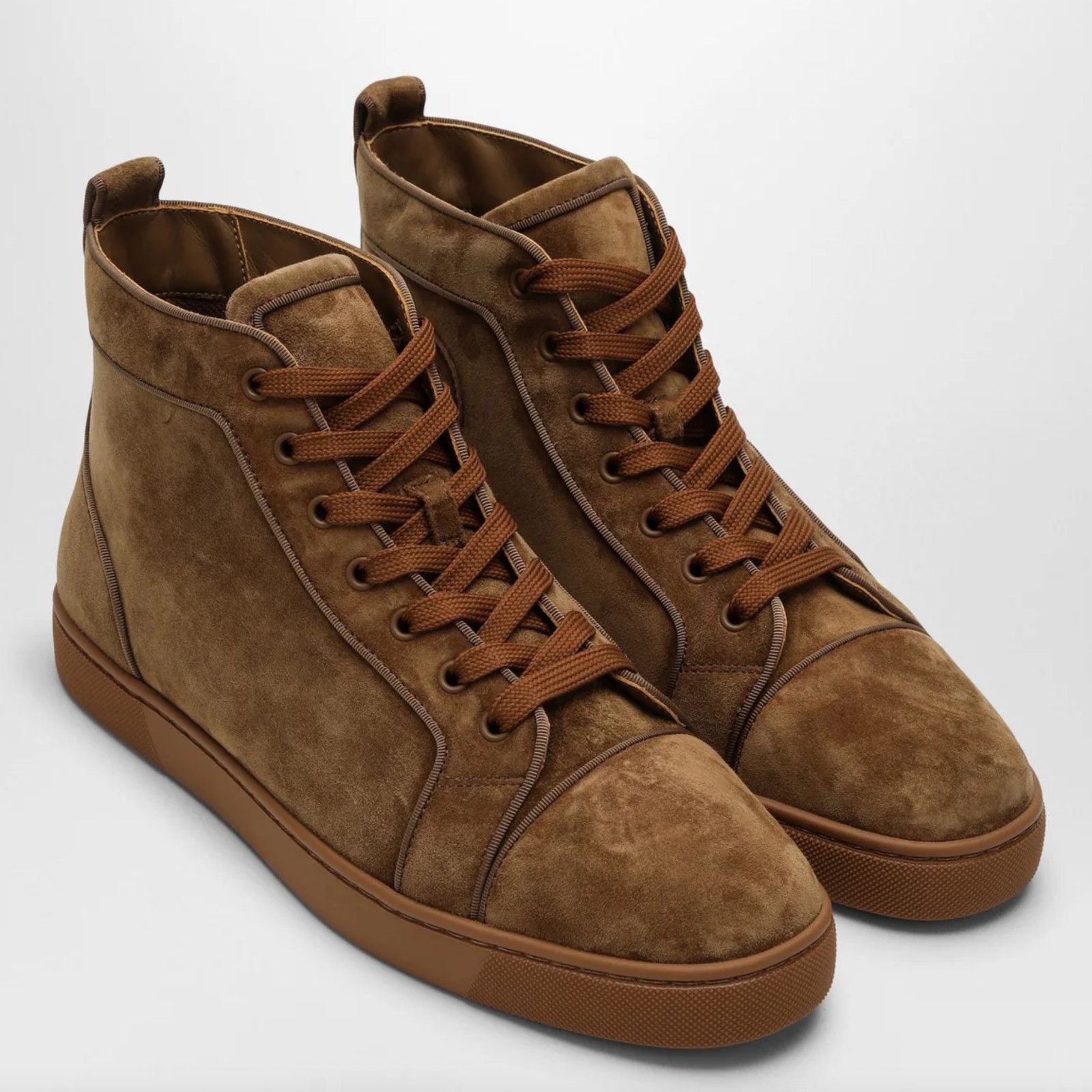 Christian Louboutin Christian Louboutin Men Louis Orlato Flat Rhea Brown High Size US 10.5 / EU 43-44 - 3 Thumbnail