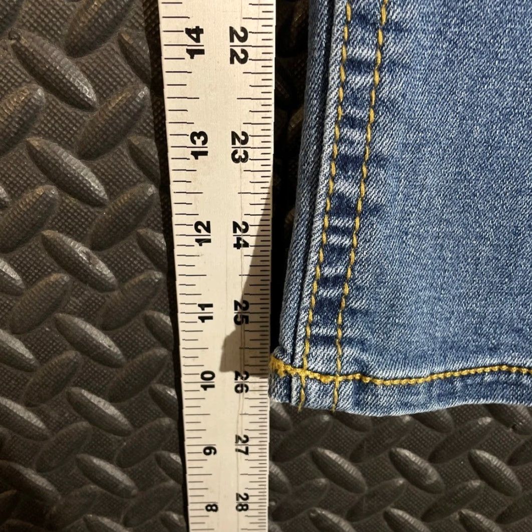 Vintage Seven7 Jeans Blue Skinny Mid Rise Denim Jeans Women's Size 4 Size 27" / US 4 / IT 40 - 7 Thumbnail