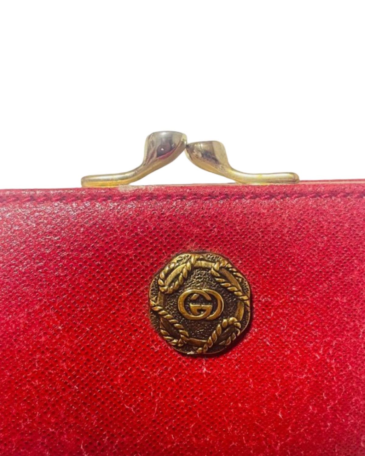 Gucci 🔥Vintage🔥 GUCCI Leather Coincase Size ONE SIZE - 4 Thumbnail
