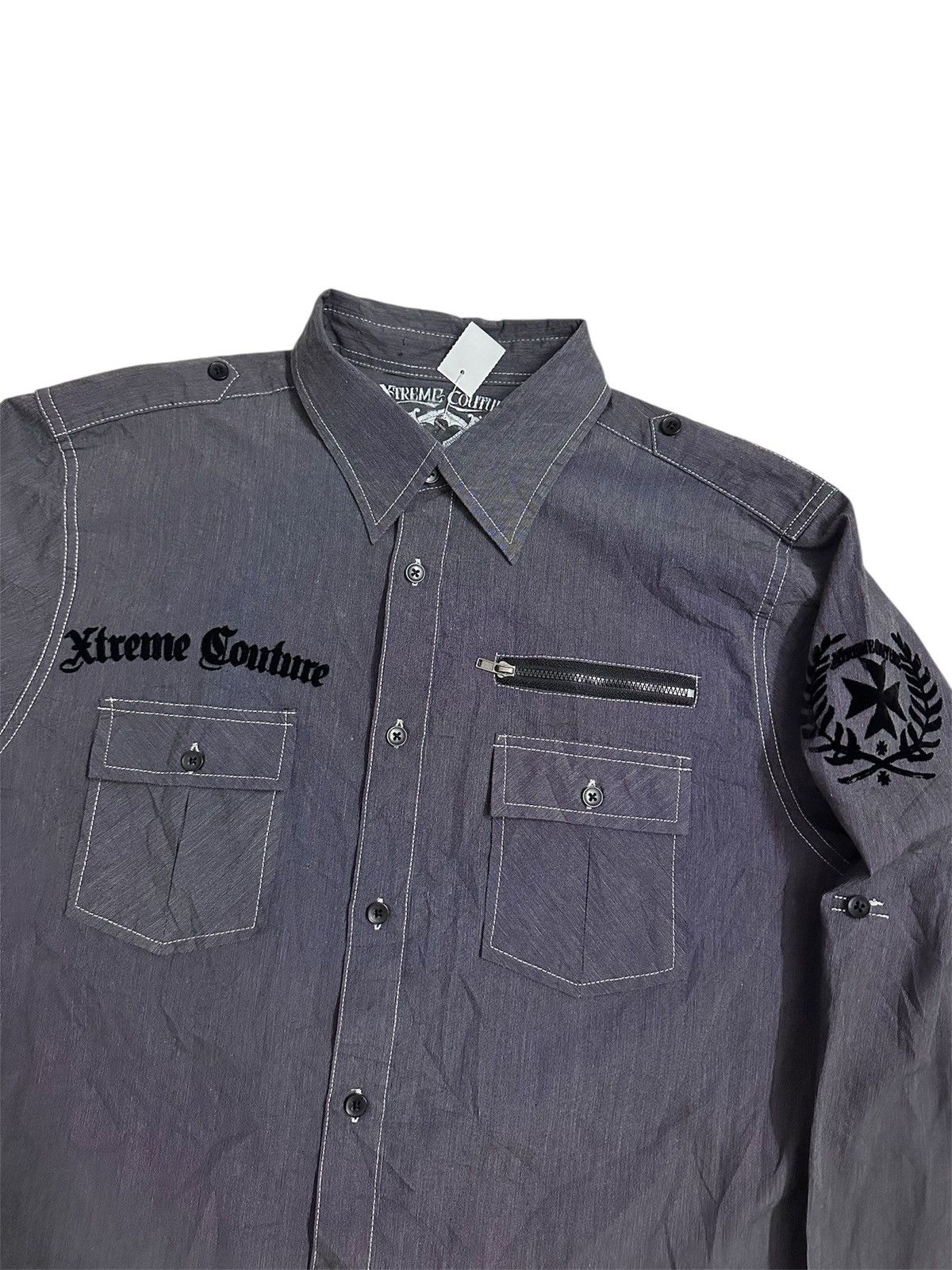 KMRii 2000 Extreme Couture Affliction Jnco Goa Lgb Y2K Style Shirt Size US L / EU 52-54 / 3 - 5 Thumbnail