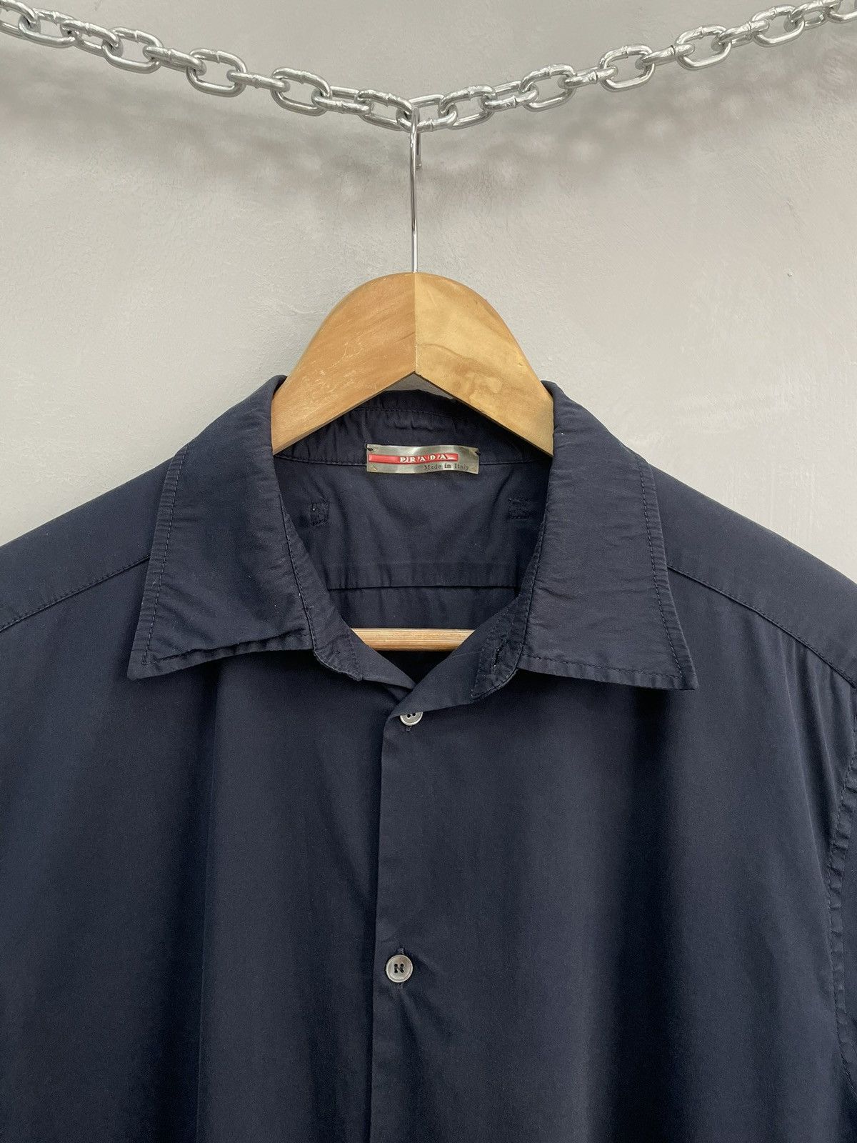 Prada Prada sport red tab shirt button up y2k Size US XL / EU 56 / 4 - 5 Thumbnail