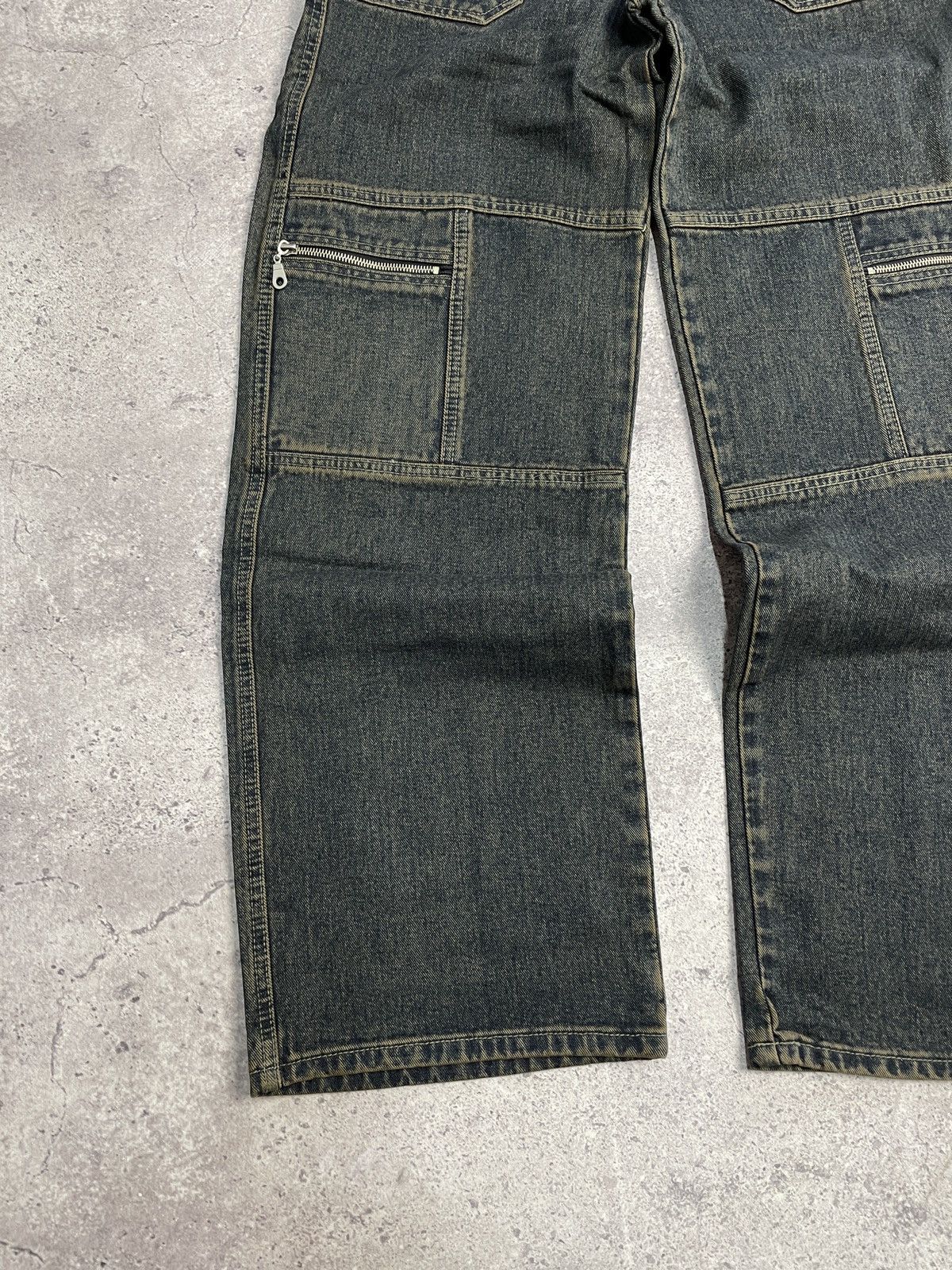 Vintage Vintage Bandage Balenciaga Style 00s Cargo Jeans Pants Size US 31 - 8 Thumbnail