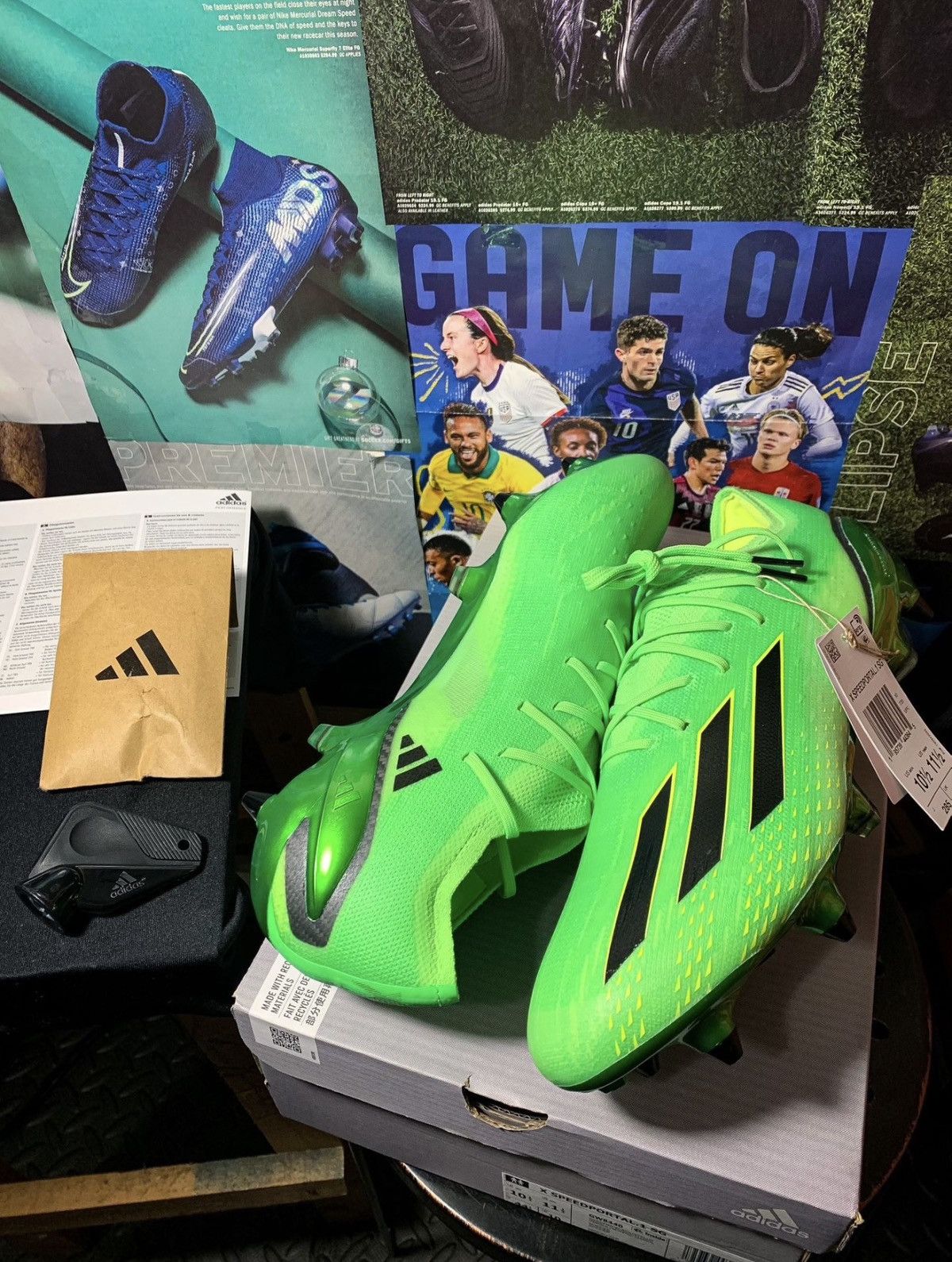 Adidas Adidas X SpeedPortal+ Football Boots Size US 10.5 / EU 43-44 - 1 Thumbnail