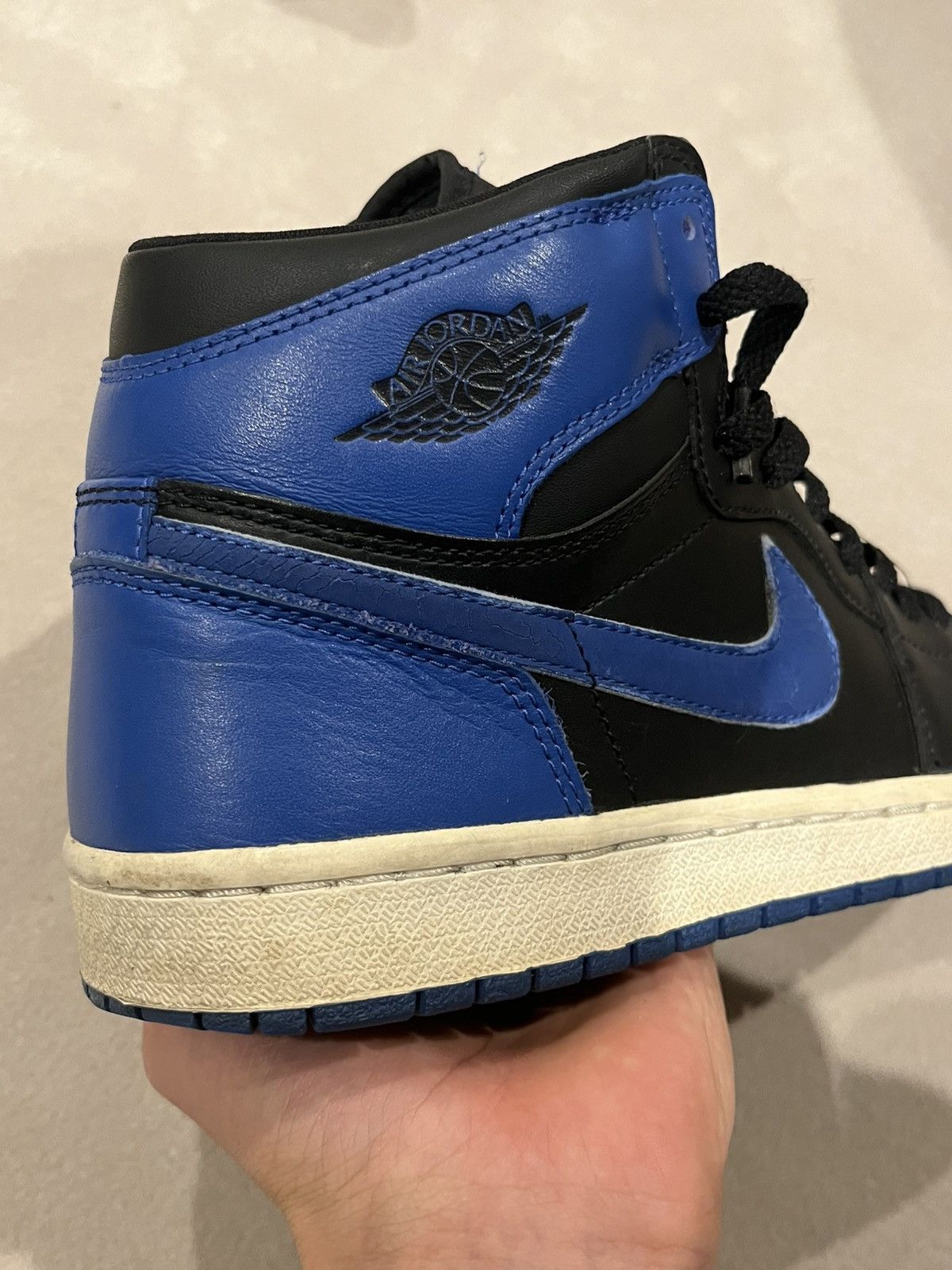 Nike RARE Jordan 1 “royal blue” 1/27000 release 2001 Size US 8.5 / EU 41-42 - 16 Thumbnail