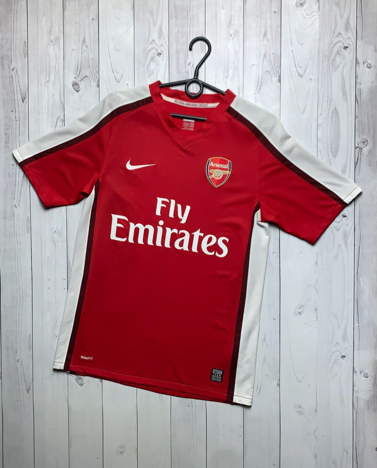Nike × Vintage Vintage Arsenal Nike soccer jersey size S Red Size US S / EU 44-46 / 1 - 1 Thumbnail