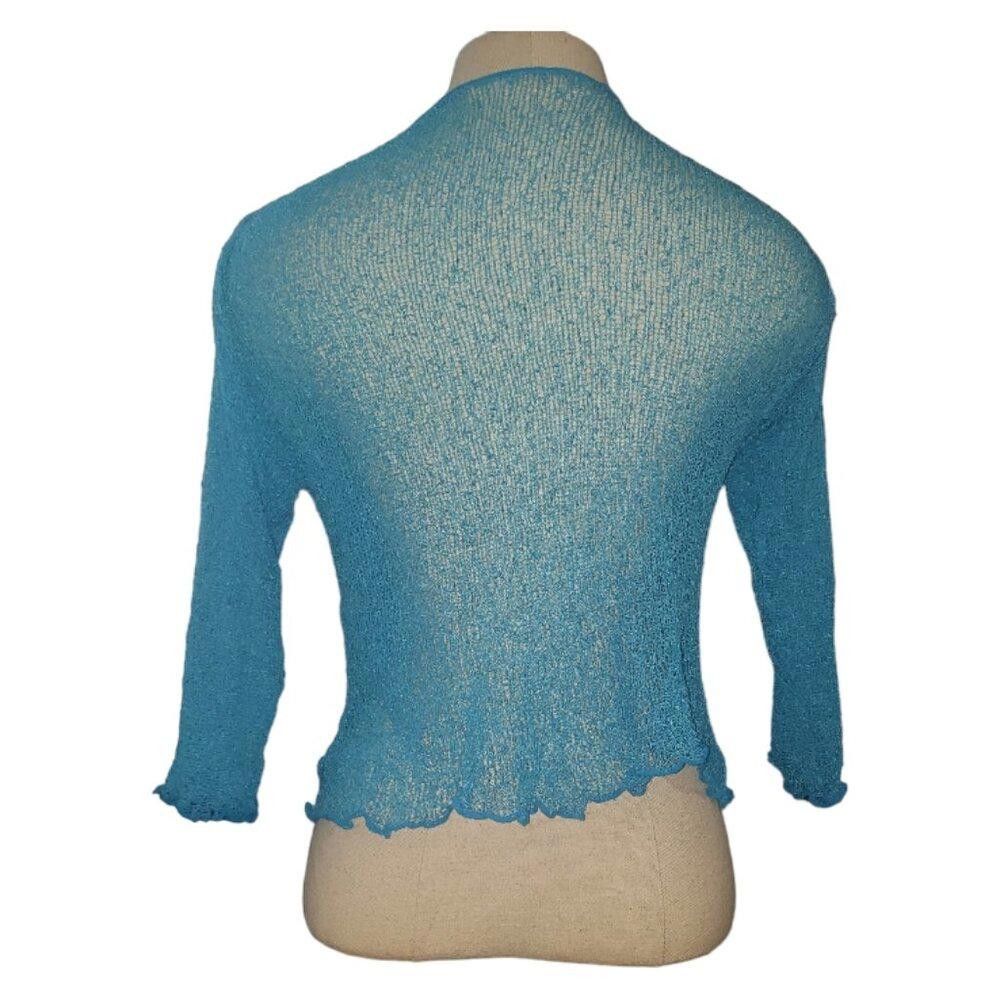 Designer CT1609 Lost River Aqua Open Cover Up S Size S / US 4 / IT 40 - 4 Thumbnail