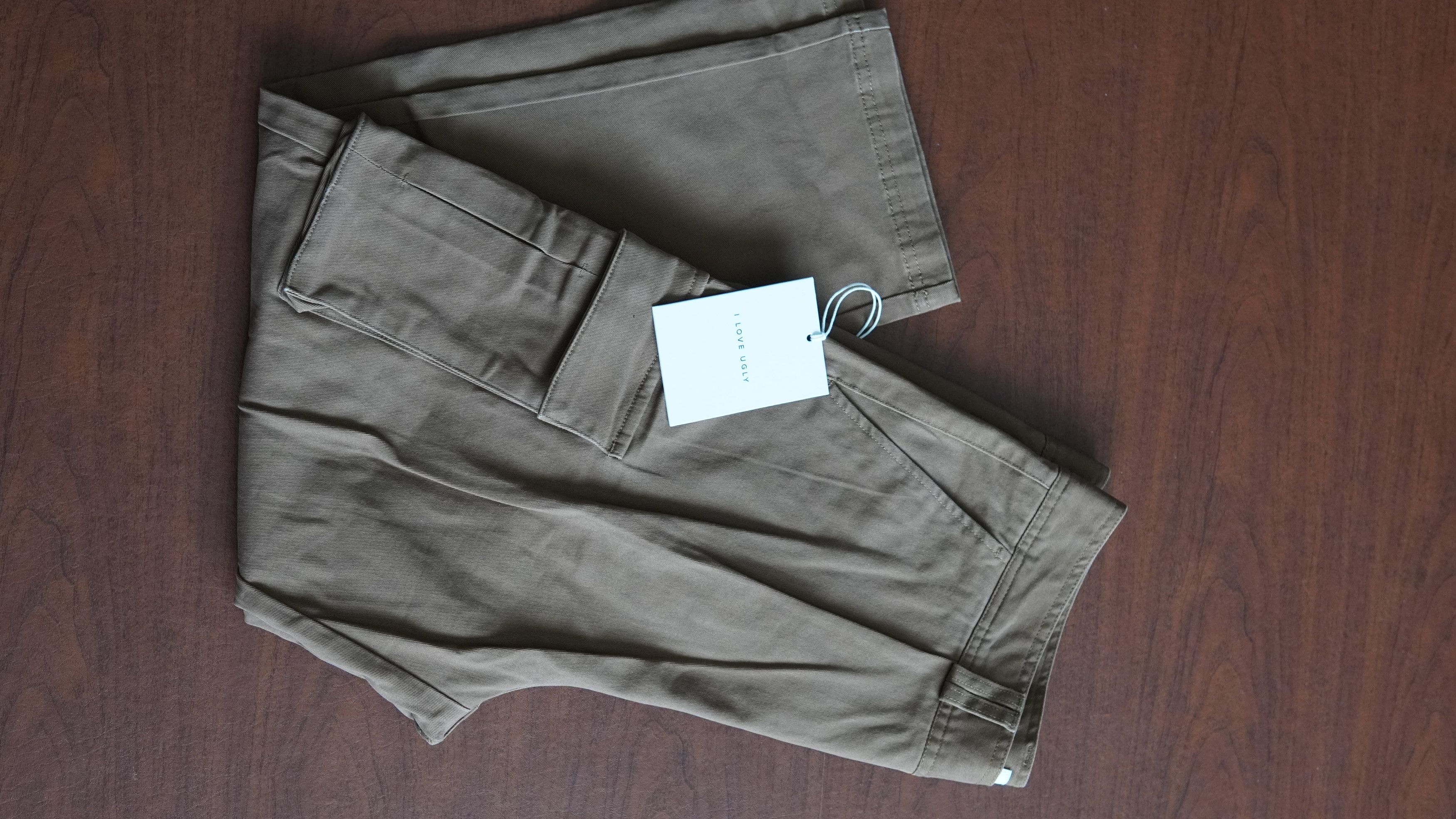 I Love Ugly I Love Ugly Kobe Cargo Pants – Cropped Tan – Size M Size US 32 / EU 48 - 1 Thumbnail