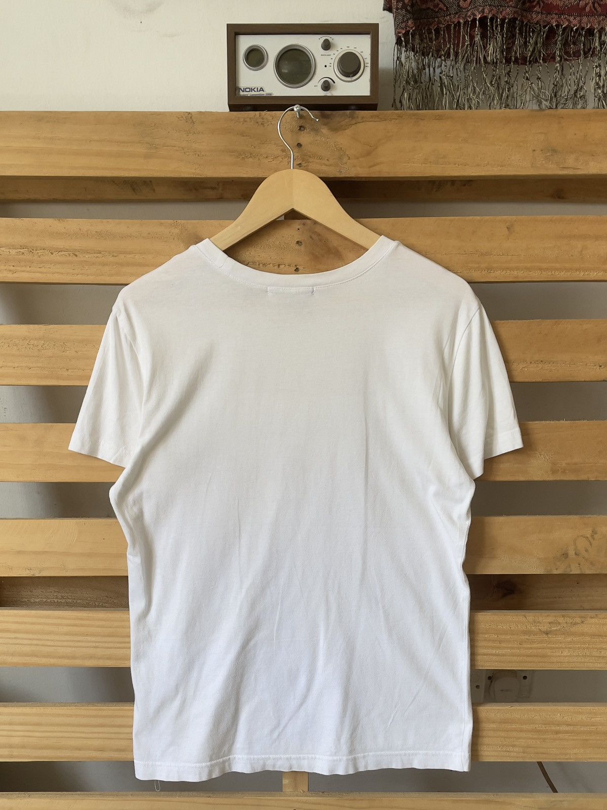 Guess Guess Off White Embossed T- Shirt S Size US S / EU 44-46 / 1 - 2 Thumbnail