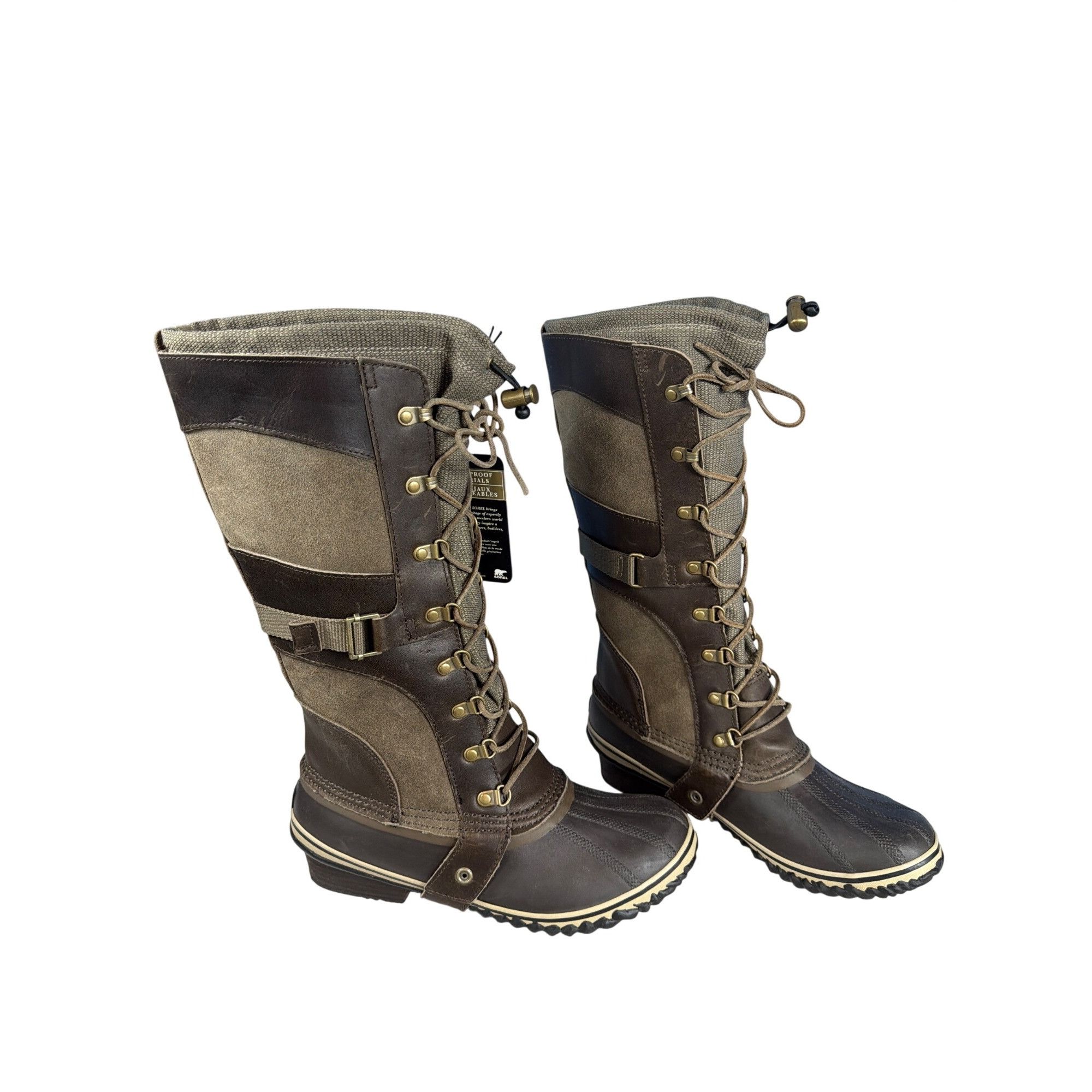 SOREL NWT Sorel W's 11 Conquest Carly Tall Waterproof Winter Boots Size US 11 / IT 41 - 13 Thumbnail