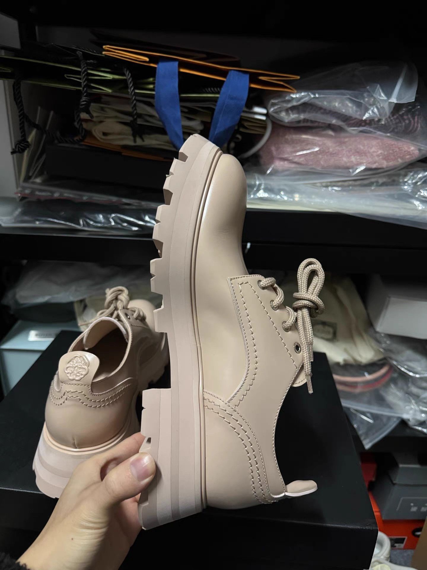 Alexander McQueen Alexander McQueen Biker Derby Shoes for Women K6 Size US 9 / IT 39 - 6 Thumbnail