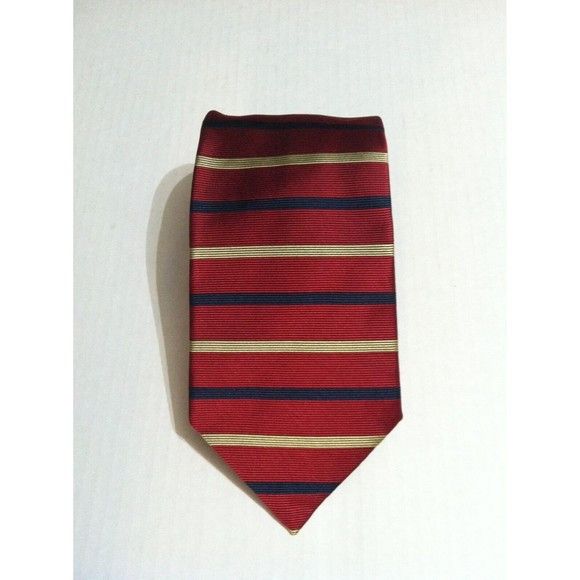 Brooks Brothers BROOKS BROTHERS MENS NEW RED 100%SILK TIE WIDTH:3 1/2" Size ONE SIZE - 1 Thumbnail