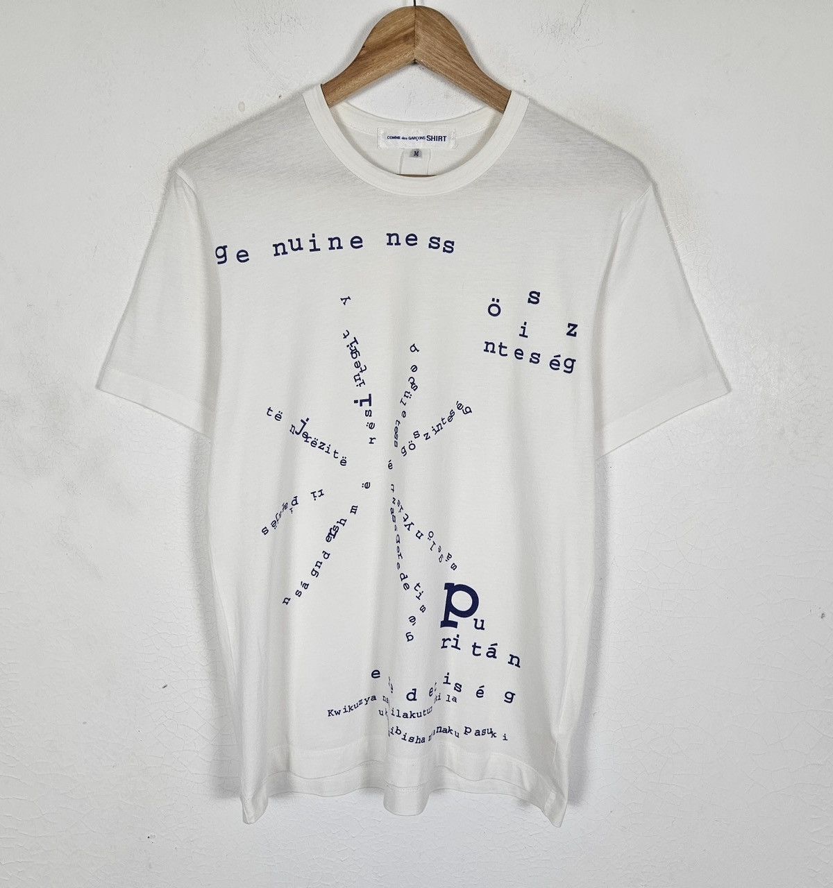Comme des Garcons COMME des GARCONS CDG Word Art Puzzle tee shirt Size US M / EU 48-50 / 2 - 2 Thumbnail