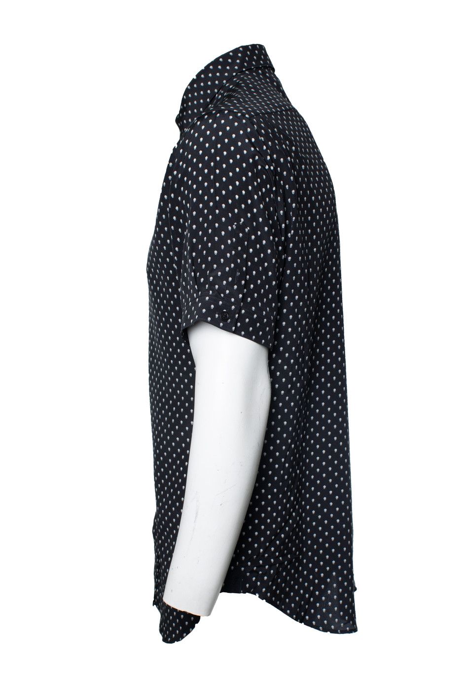 Alexander McQueen Alexander McQueen, Black skull printed silk shirt Size US L / EU 52-54 / 3 - 4 Thumbnail