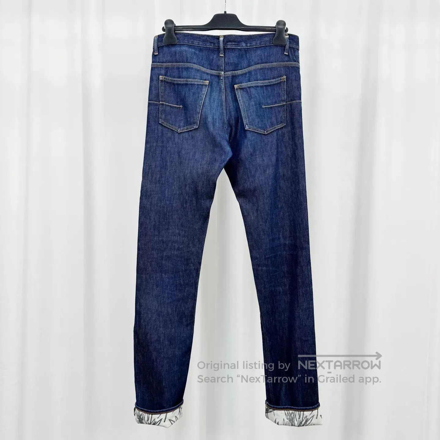 Dior Dior Painted Hem Washed Jeans. Size US 31 - 2 Thumbnail