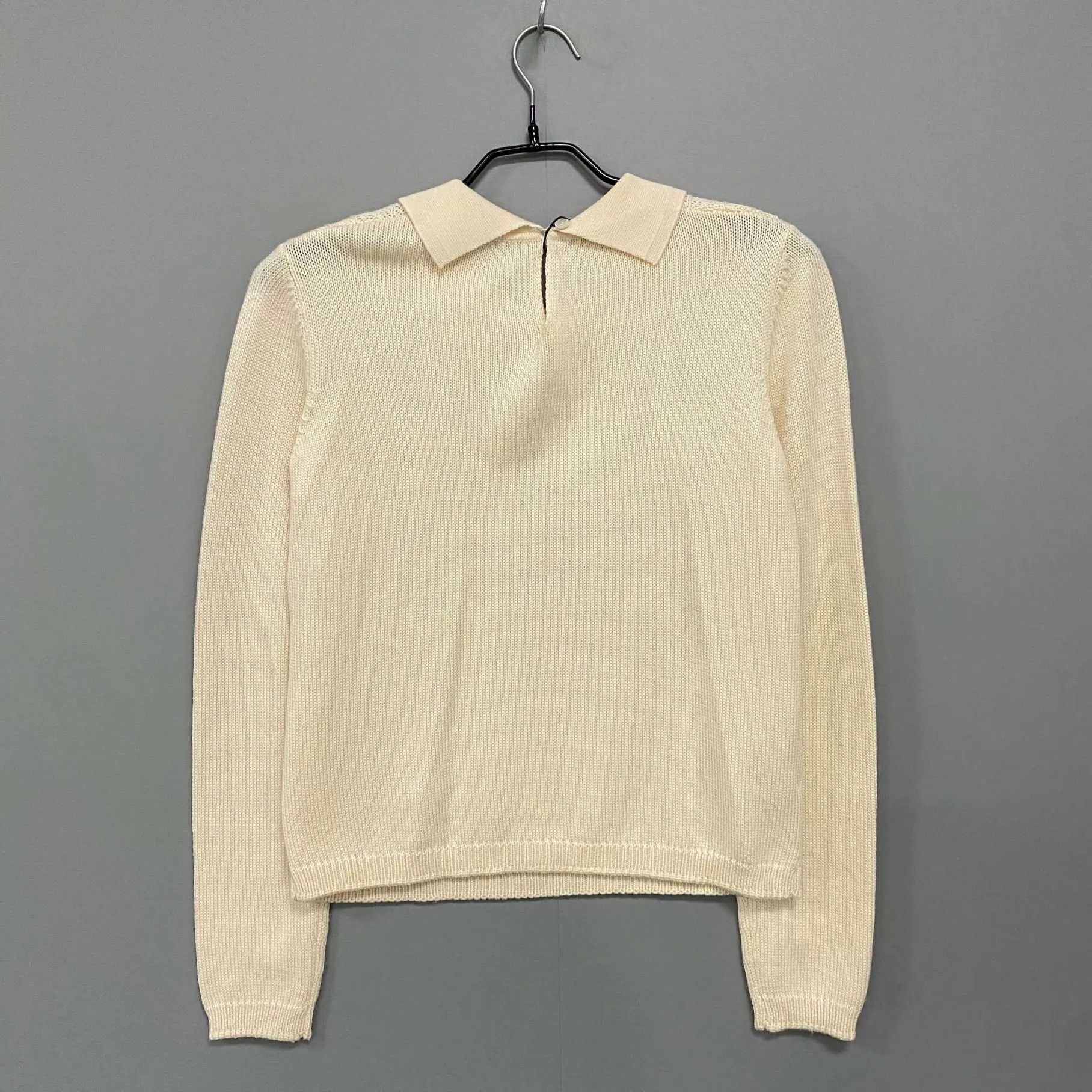 Miu Miu MIU MIU Light Collared Knit Sweater Size S / US 4 / IT 40 - 1 Thumbnail
