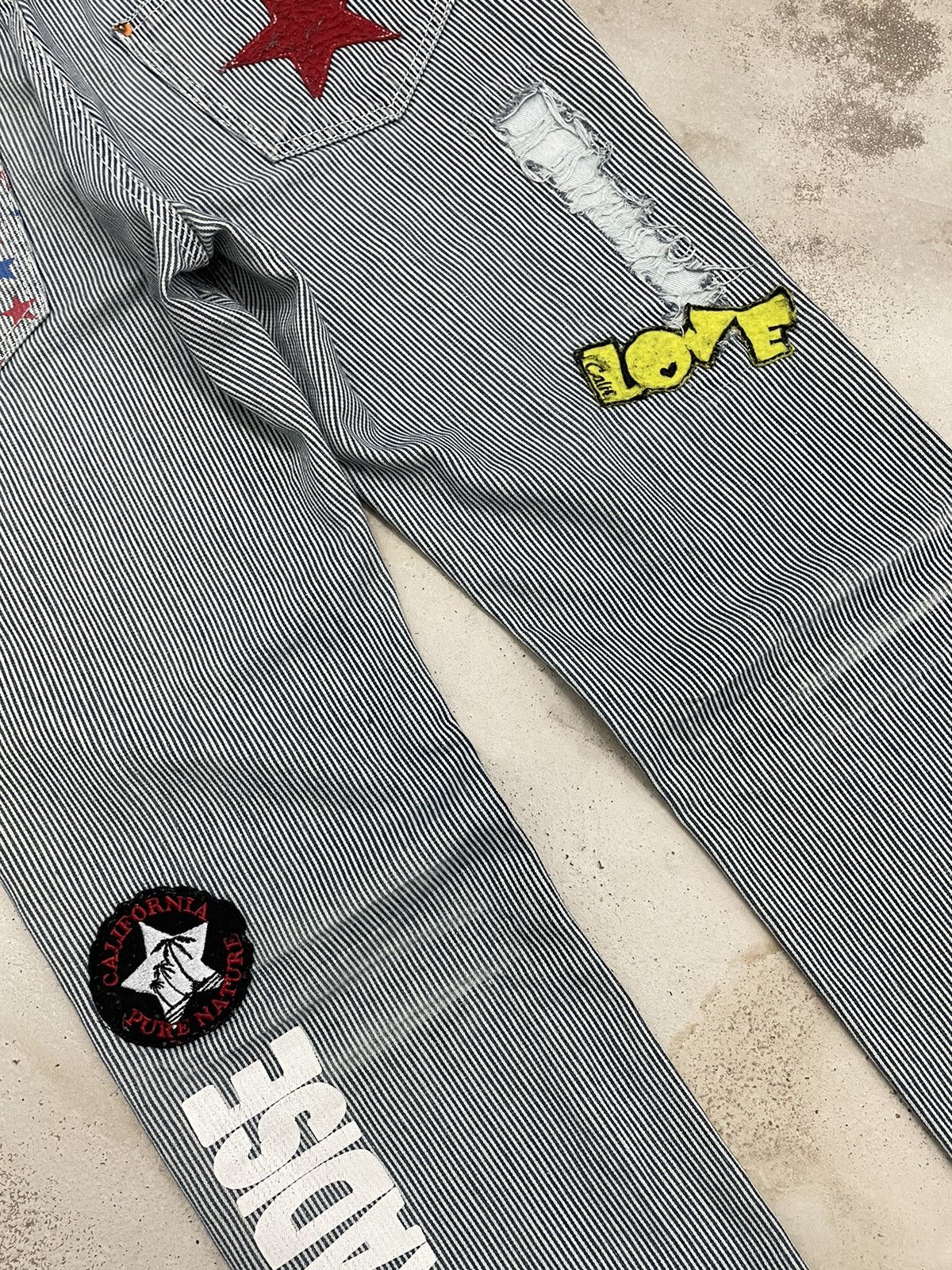 Hysteric Glamour × Japanese Brand Jude Bloom Surf Patch Clone Devgru Y2K Style Distressed Size US 30 / EU 46 - 13 Thumbnail