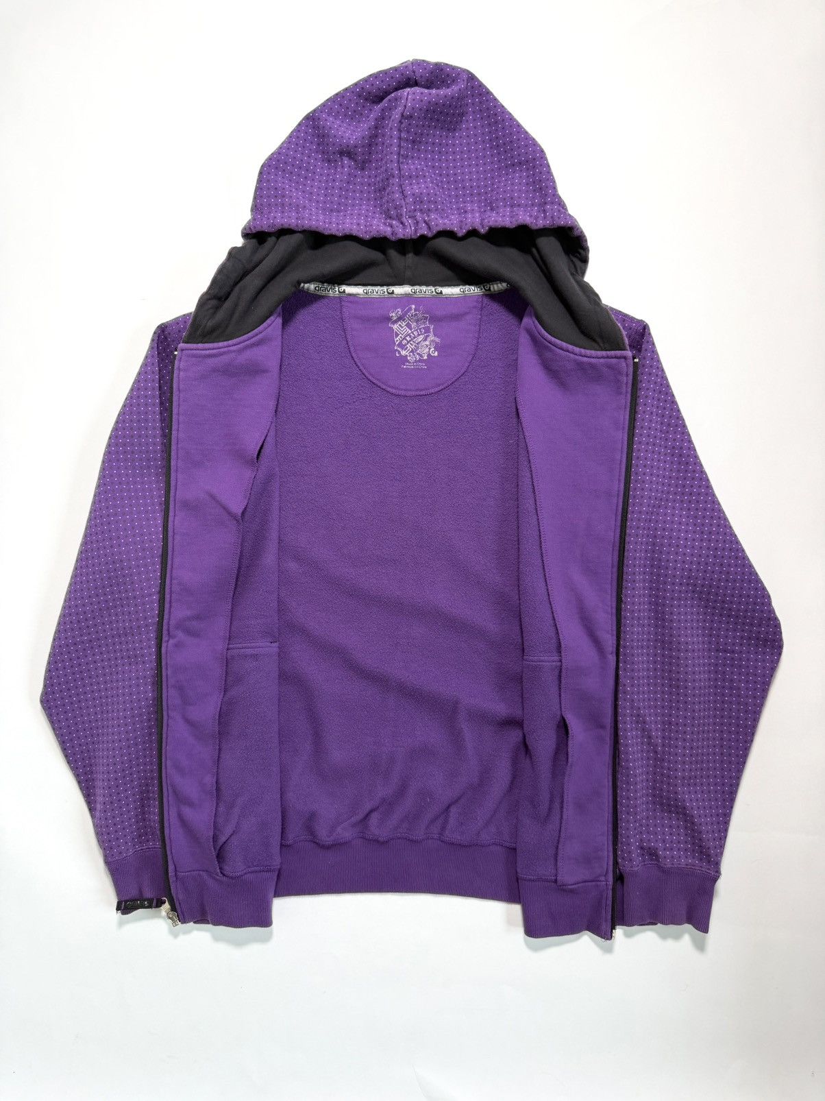 Gravis 🌀Gravis Dotted Zip Up Hoodie Size US L / EU 52-54 / 3 - 3 Thumbnail