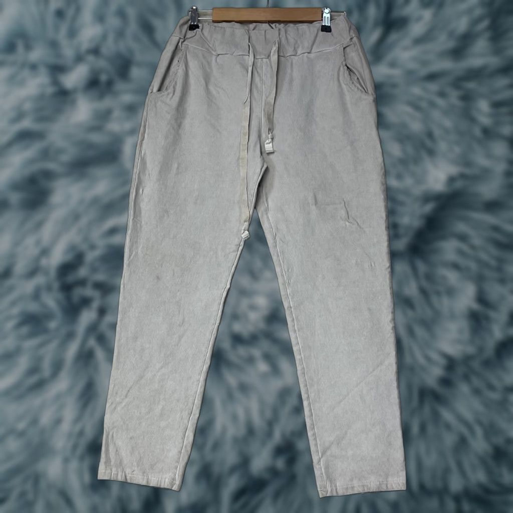 Vintage Bella Amore Pants Beige Women Size 28-29 See Measurements No Tag Size 27" / US 4 / IT 40 - 1 Thumbnail