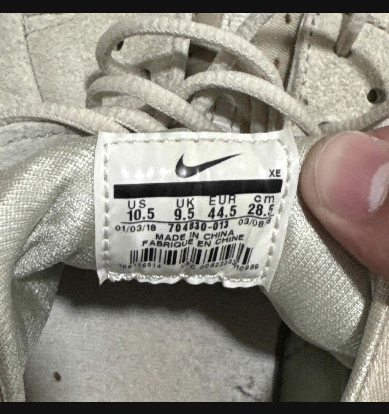 Nike Nike Air Huarache Crater Premium Light Bone Size US 10.5 / EU 43-44 - 6 Thumbnail
