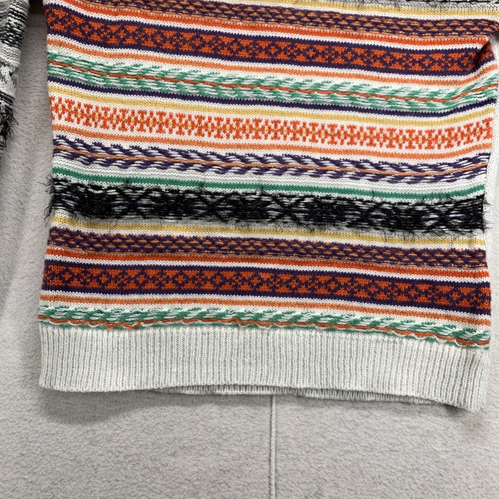 Vera Wang VERA WANG Womens Sweater PRINCESS Small Fair Isle Colorful Multi Knit Size S / US 4 / IT 40 - 4 Thumbnail